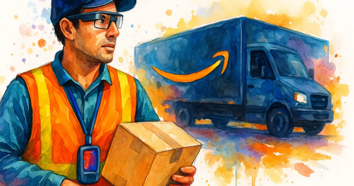 Amazon presenta gafas inteligentes con IA para repartidores.