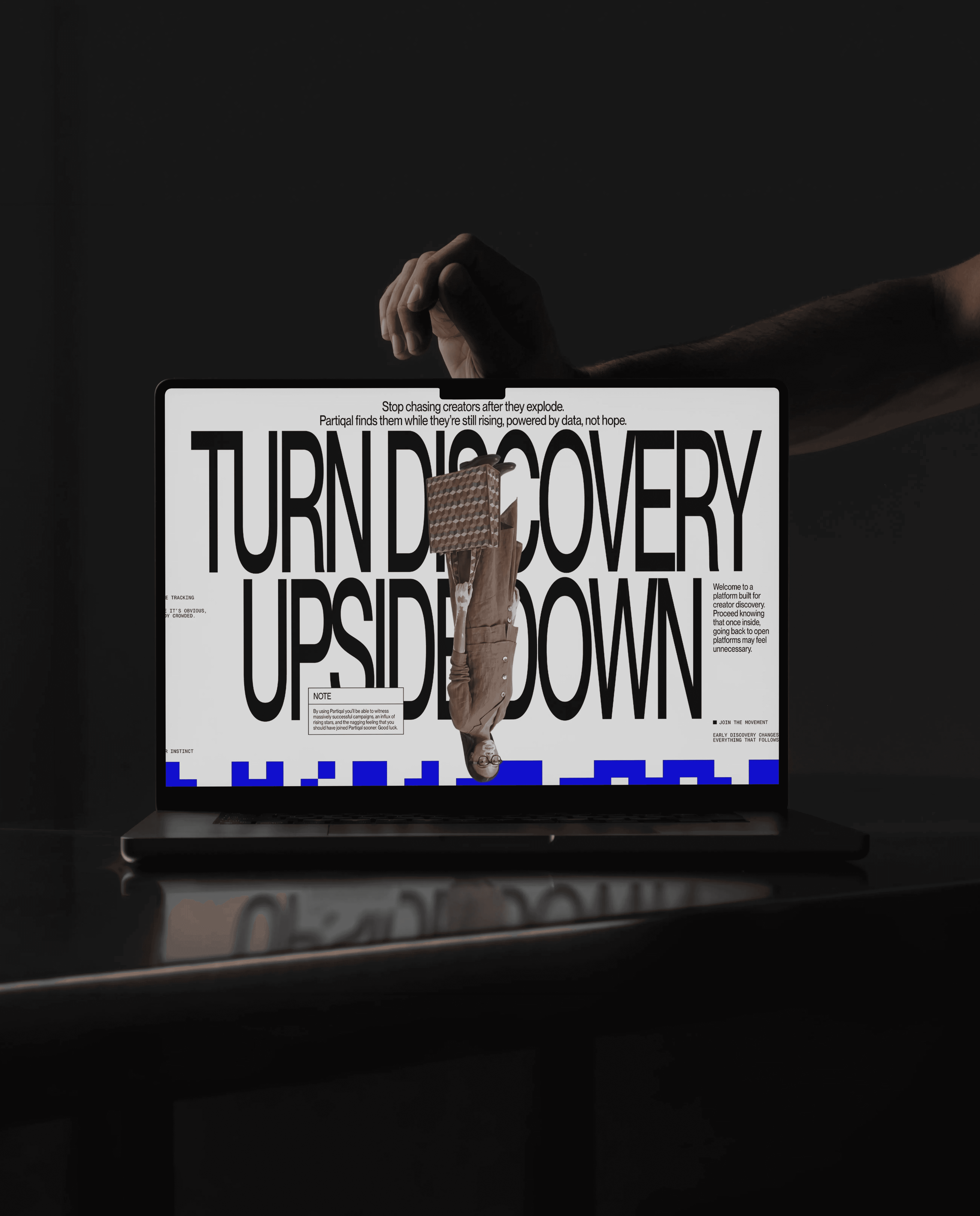 laptop turn discovery upside down mockup mobile