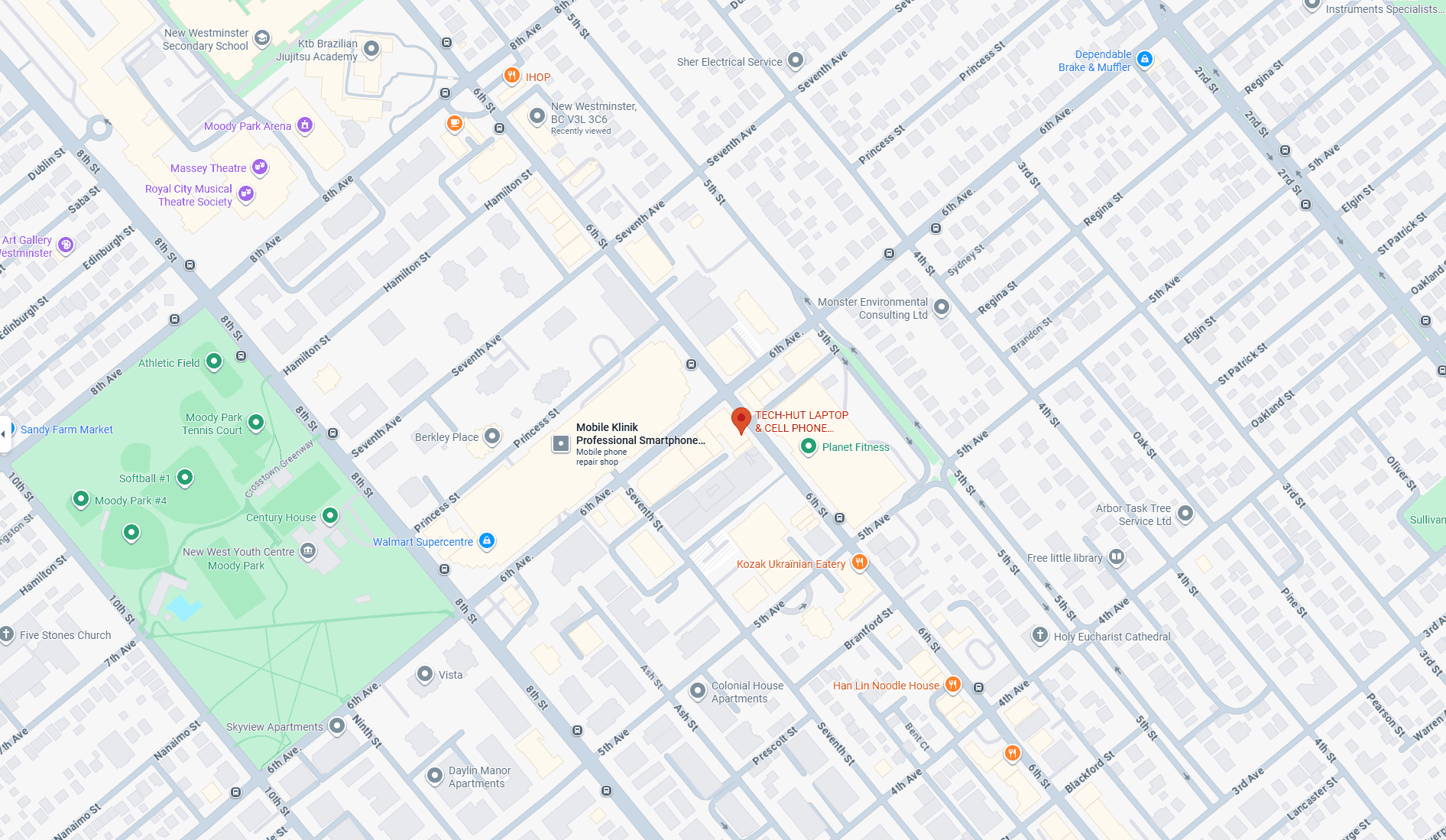 Tech Hut Map Pin