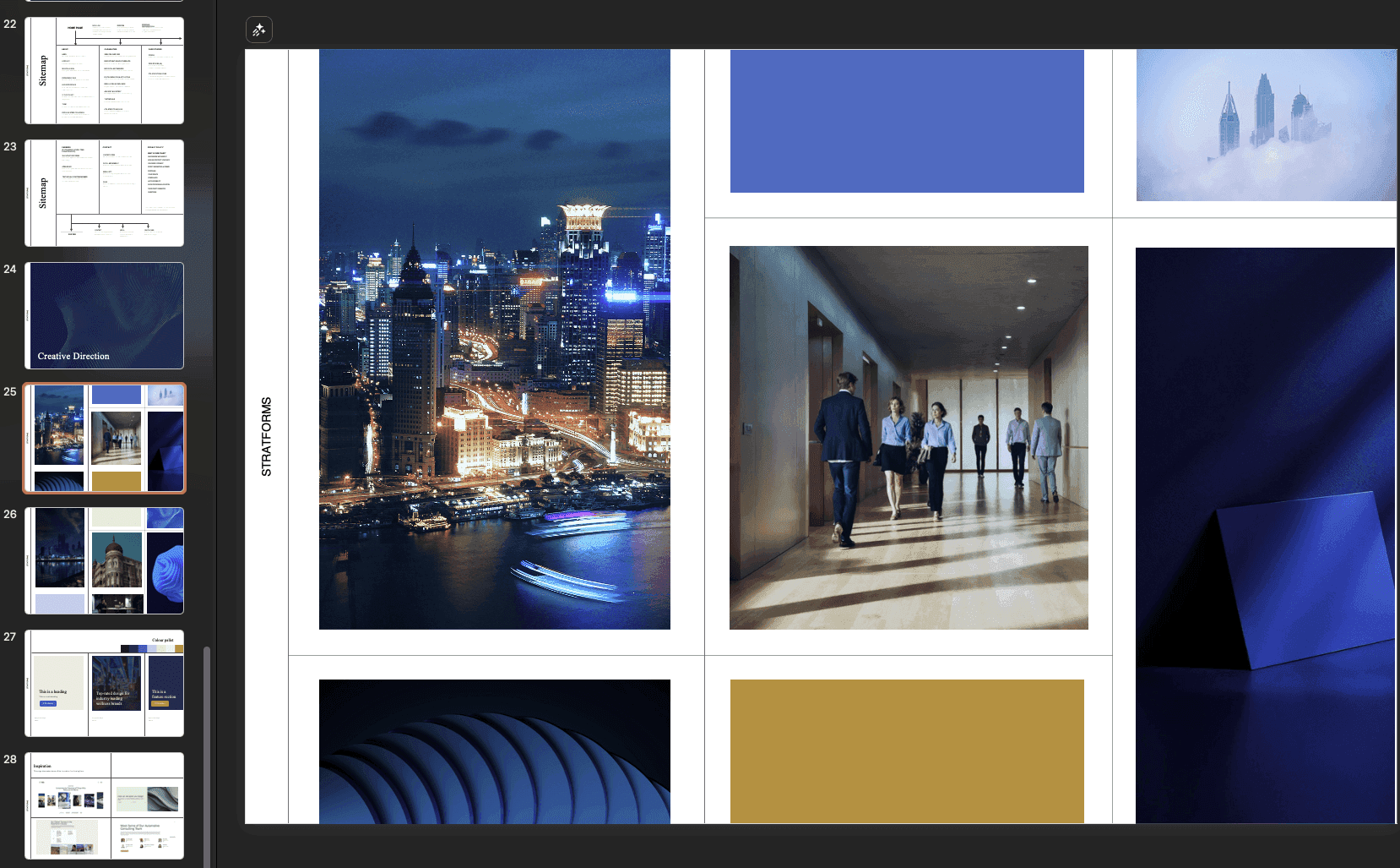 Exerpts from the website design concept selected by Stratforms | Hong Kong
