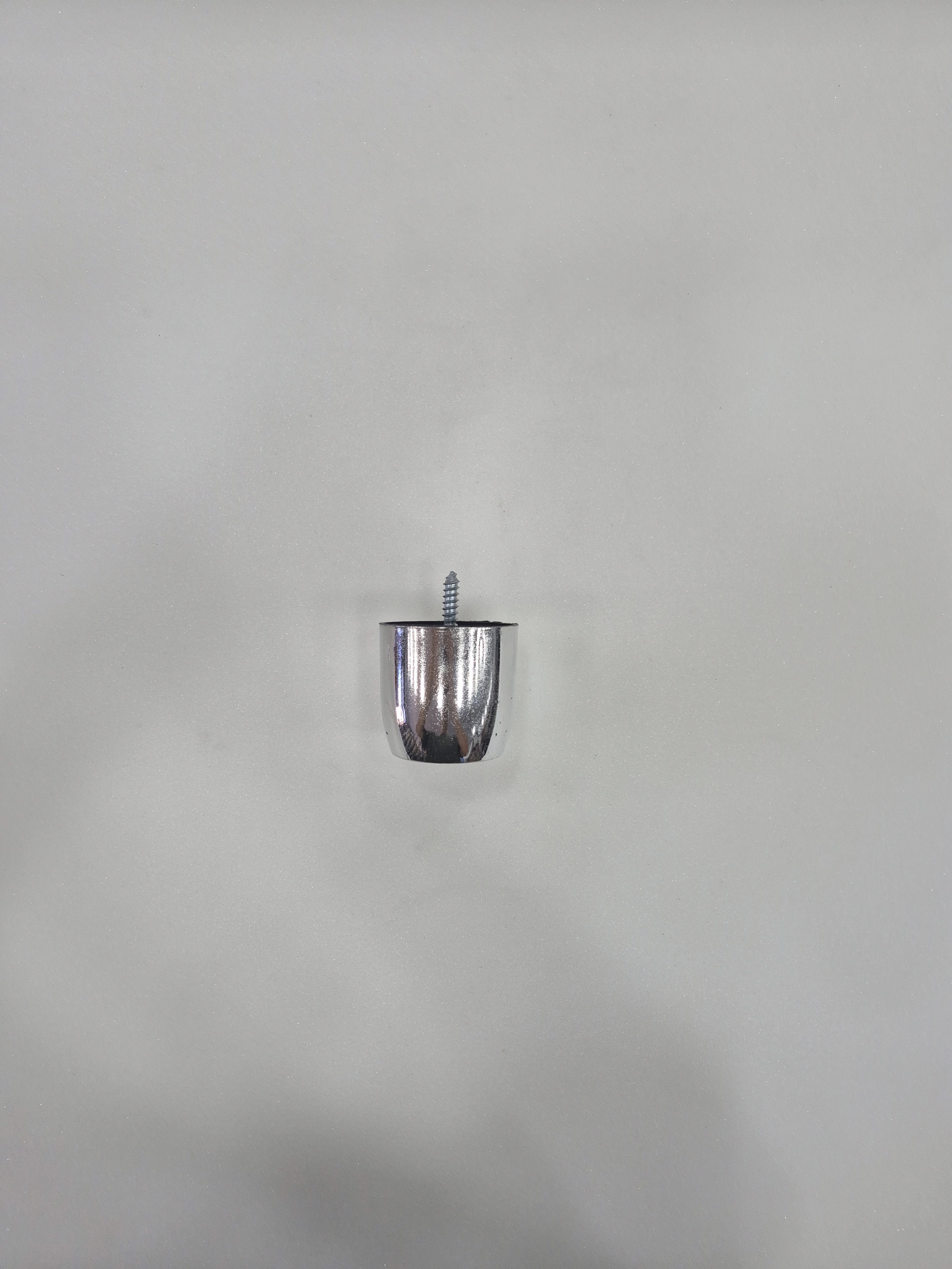 Pé Soberbo Cromado 6 cm