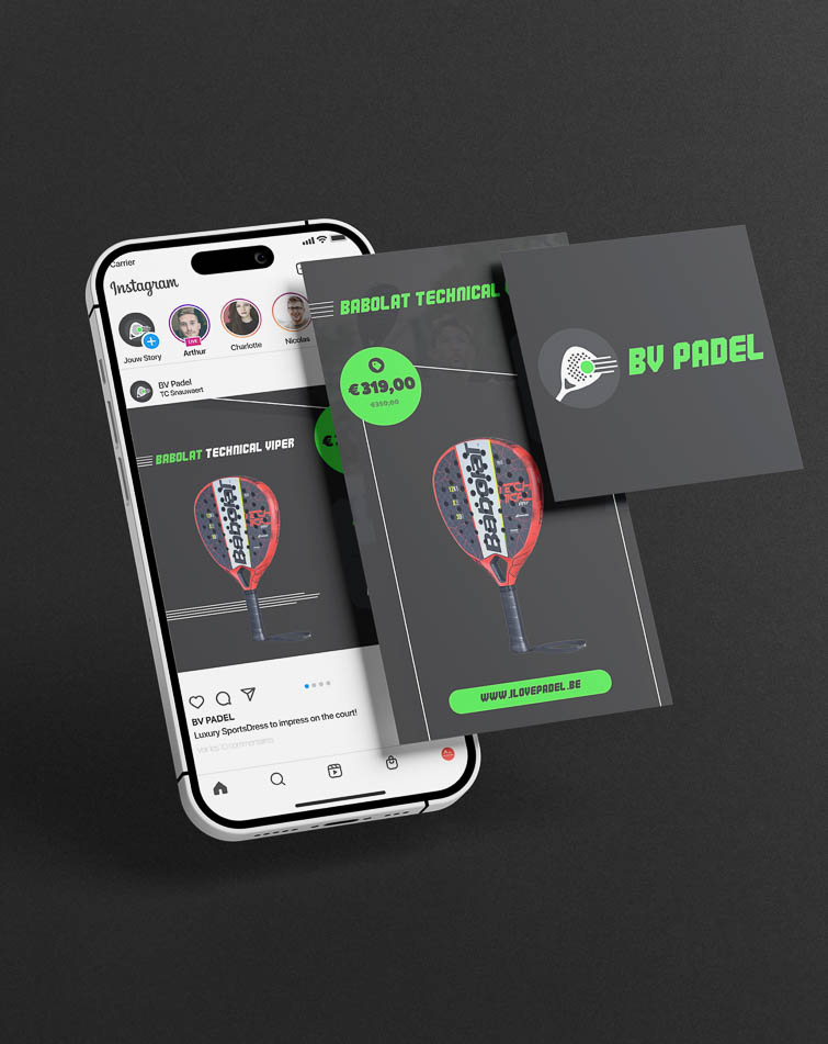 Social Media BV Padel (Sportwinkel)