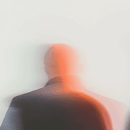 create a man's side view doodle of a portrait image in black and white