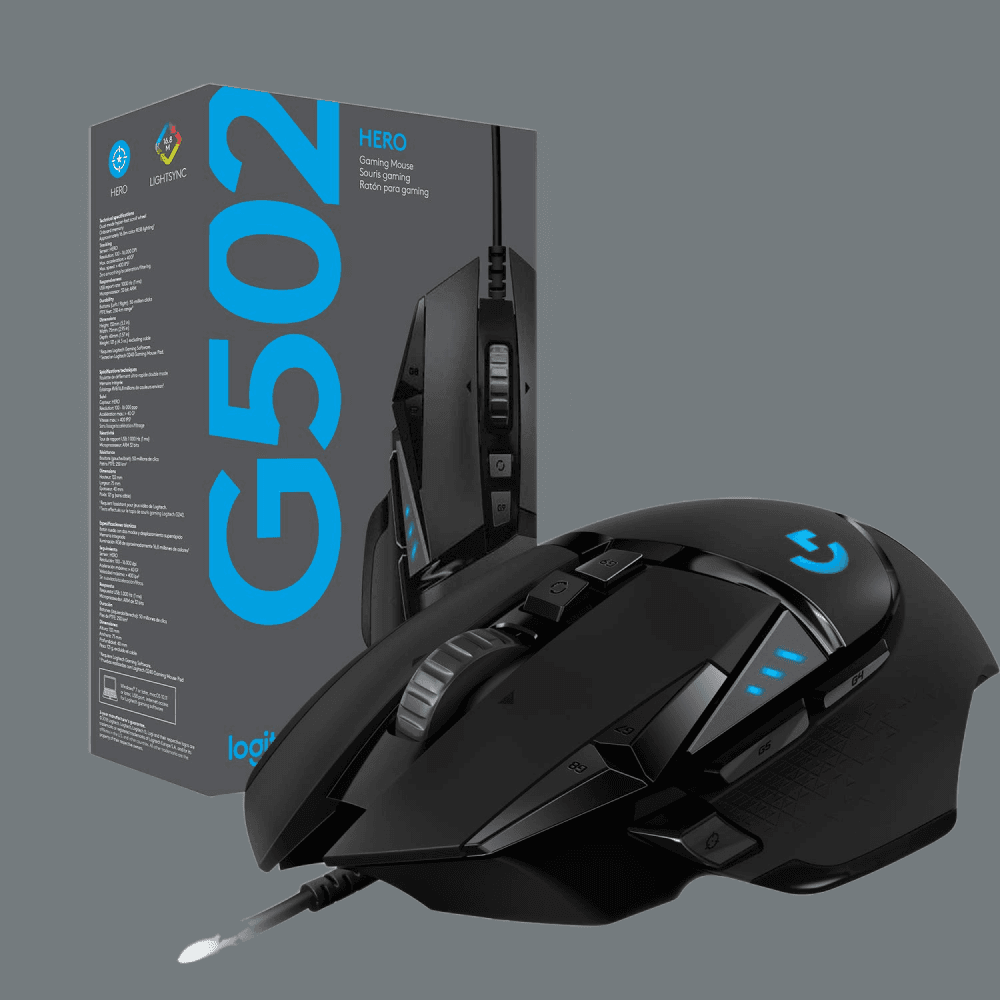 Logitech G502 Hero: Wired Powerhouse gaming Mouse