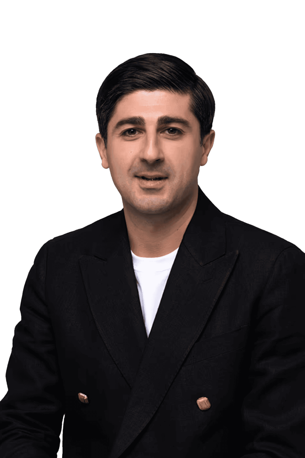 Professional headshot of an AdGeeks team member in a black blazer