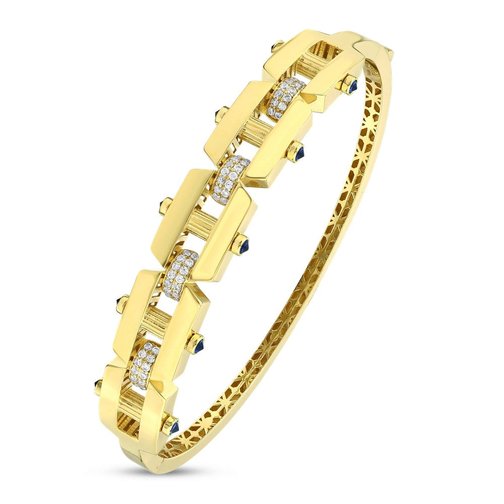 Assos Pırlanta 14 Ayar Altın Tasarım Kelepçe Bilezik 11.30 Gram