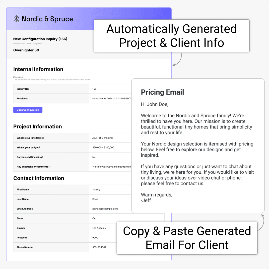 Faster sales cycles with automations in tiny easys product configurator