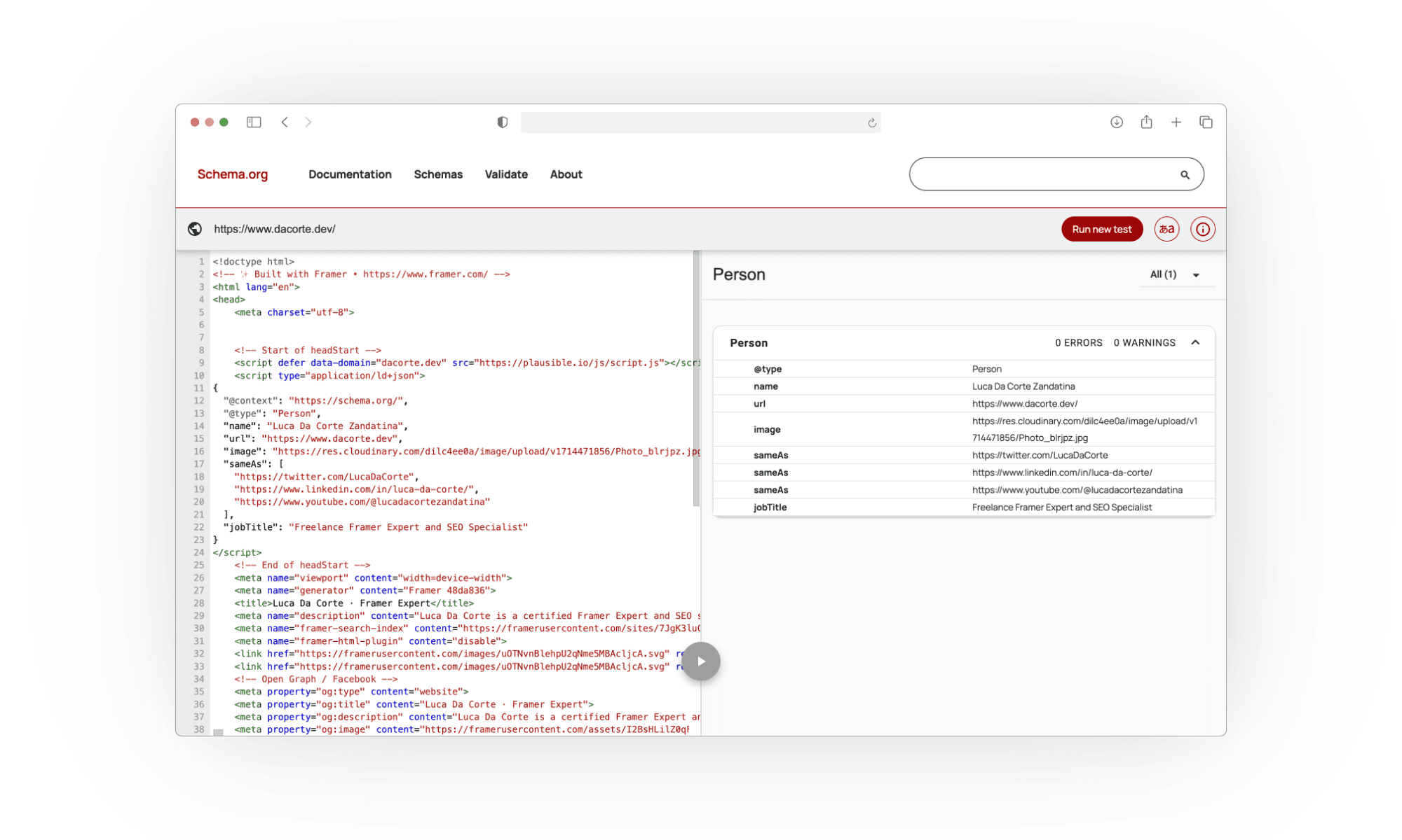 schema markup validator