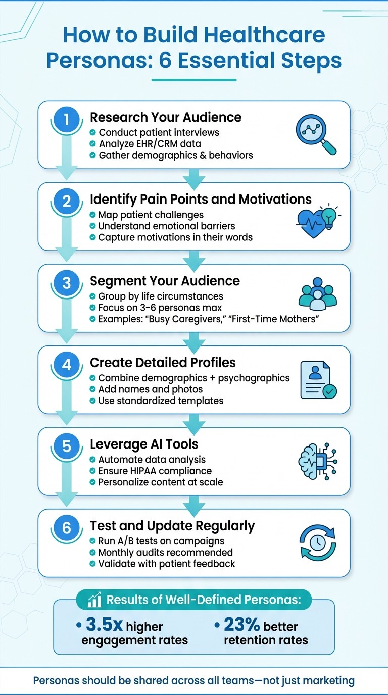 6 Steps to Build Healthcare Personas for Better Patient Engagement