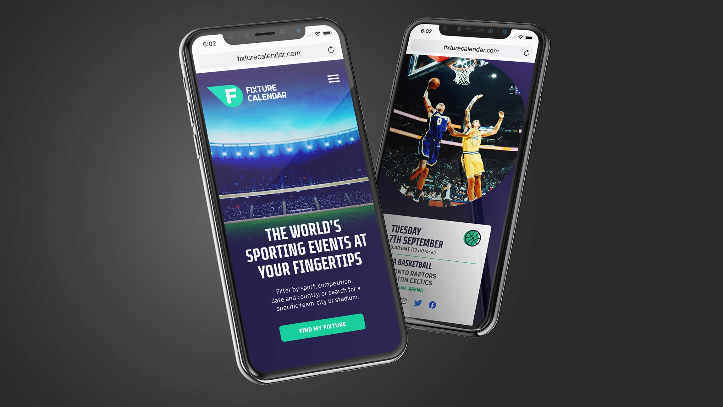 Fixture Calendar design by UK designer Dan Bailey