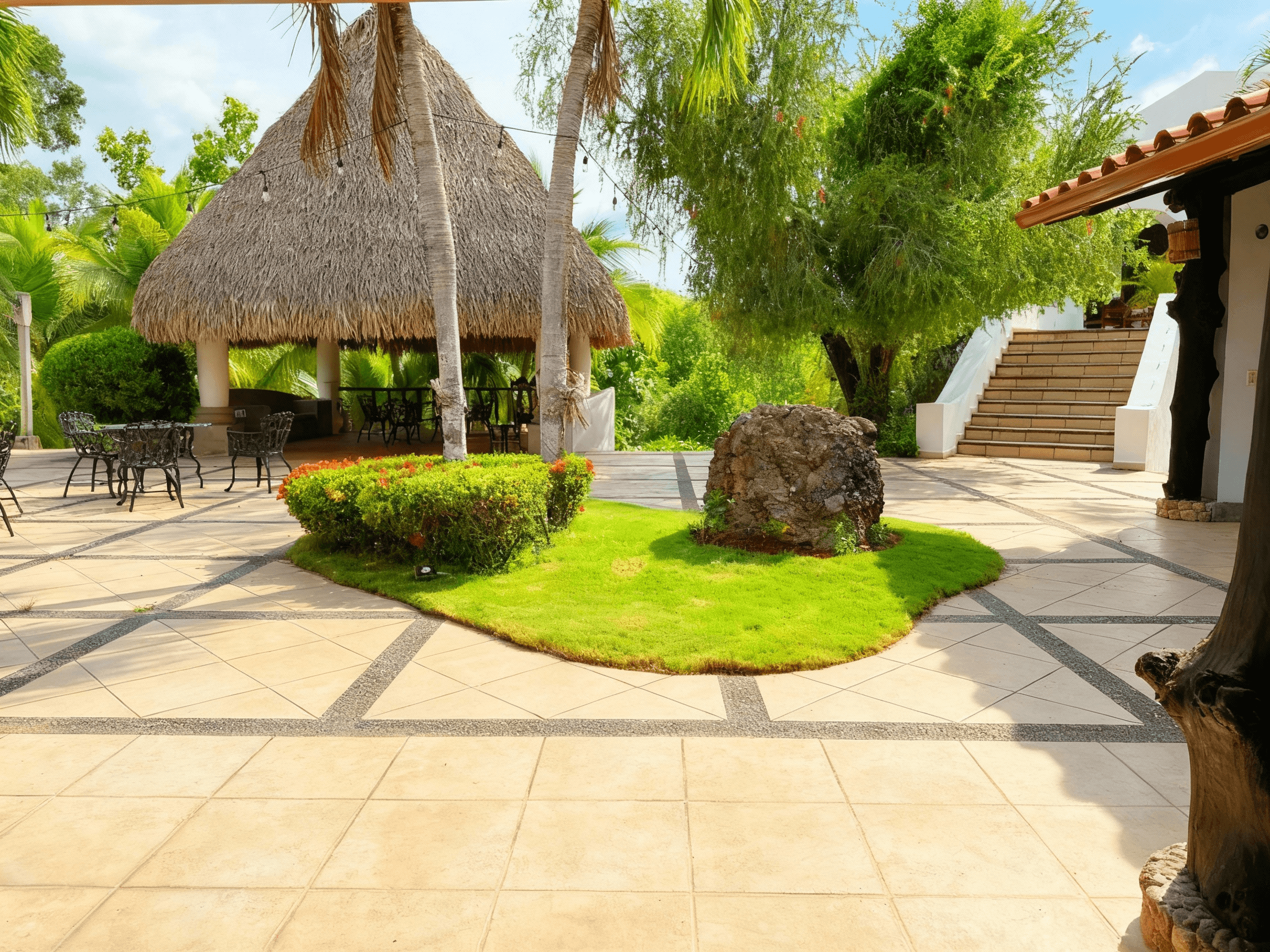 Outdoor shot of the resort