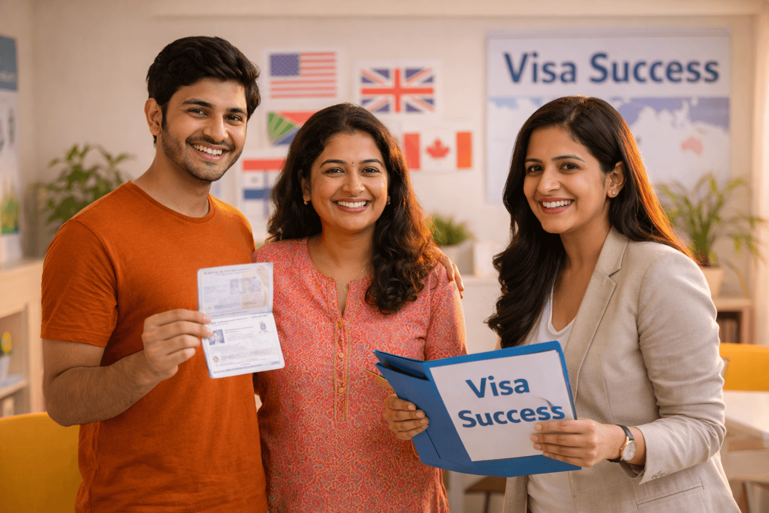 Excitment on getting visa success to UK, USA, America, Canada