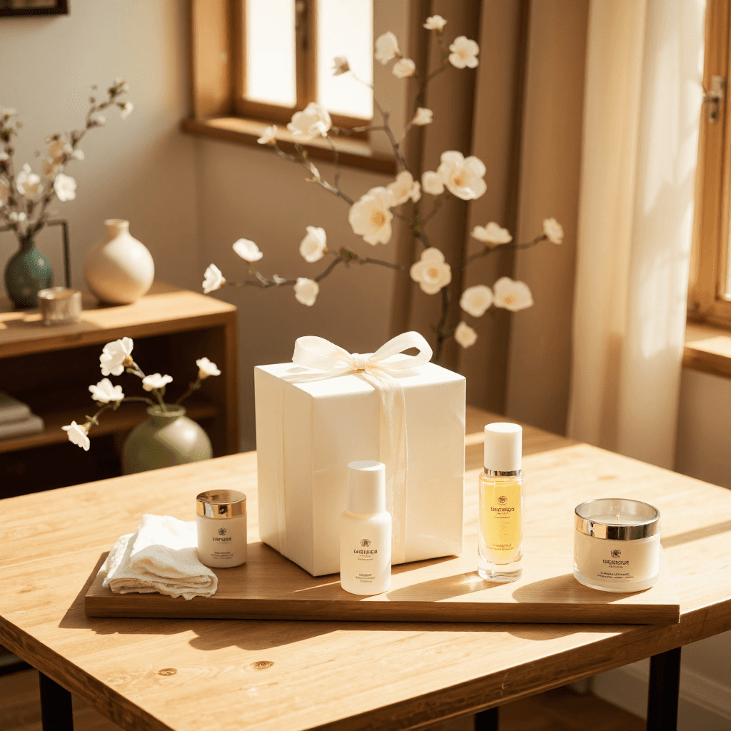 product photography of gift set