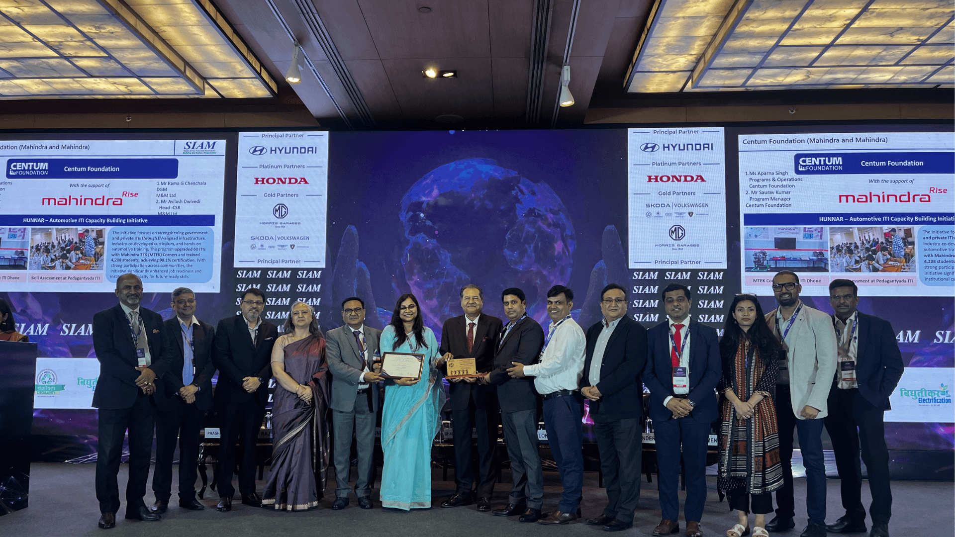 Centre visit by Centum team