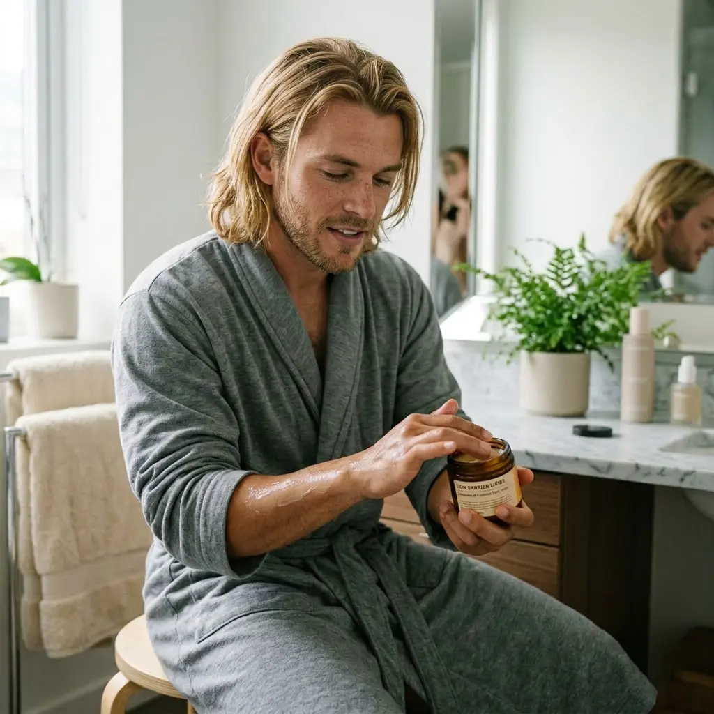 men's hydrating facial care