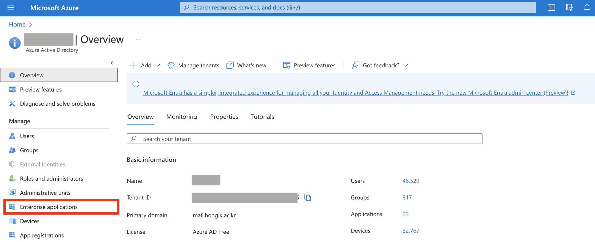 {'_type': 'localeString', 'en': 'Select Enterprise applications on the left.'}