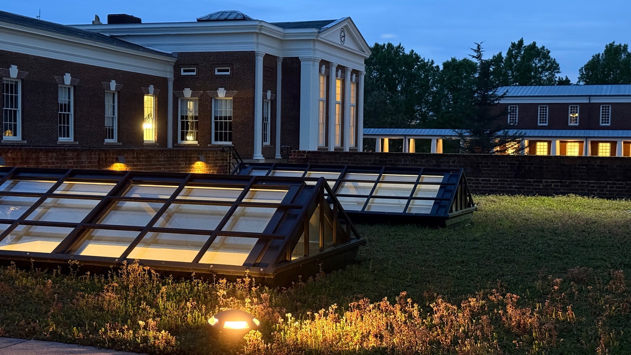 light over the amphitheater