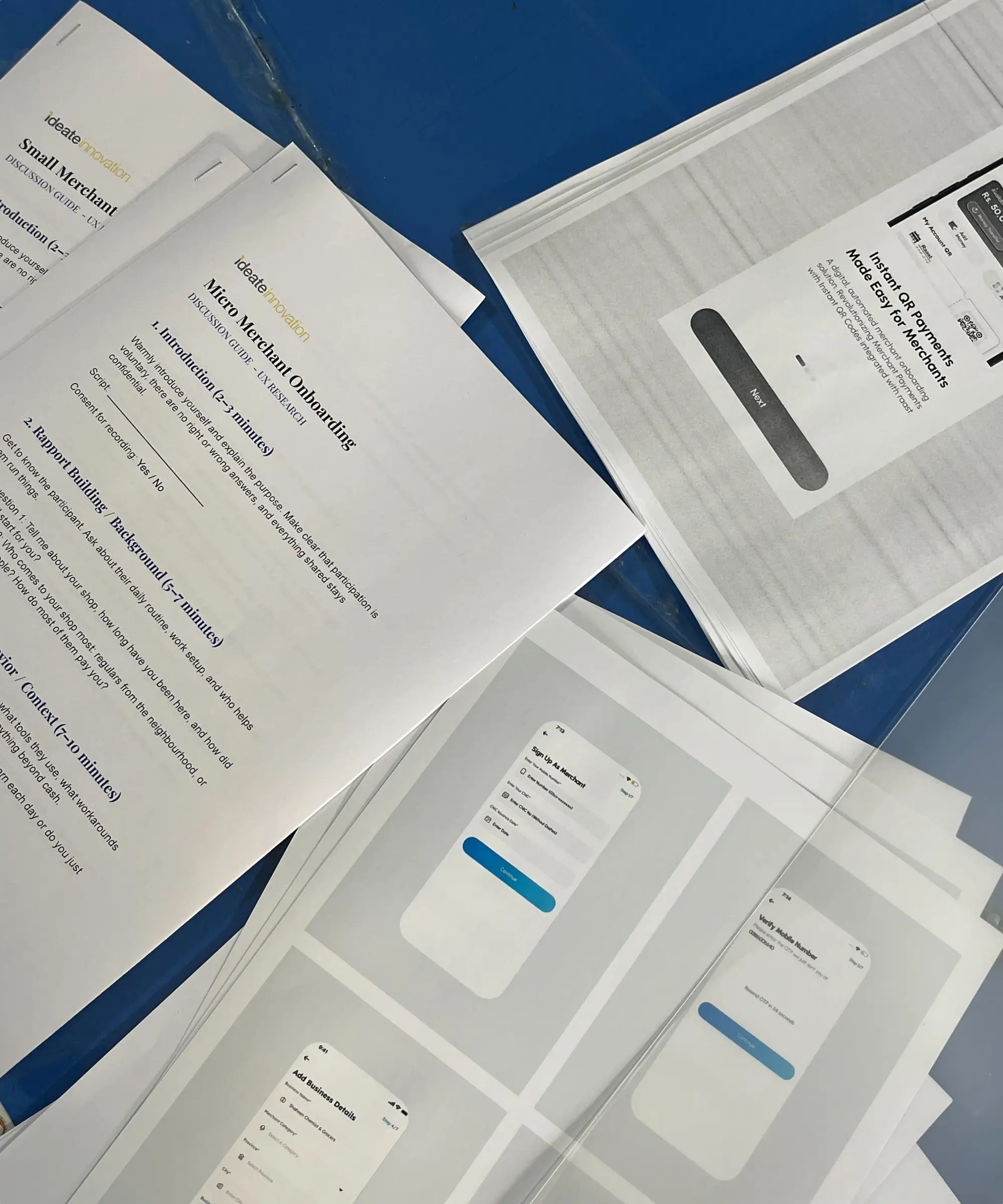 Market research report with stakeholder ecosystem analysis pages.