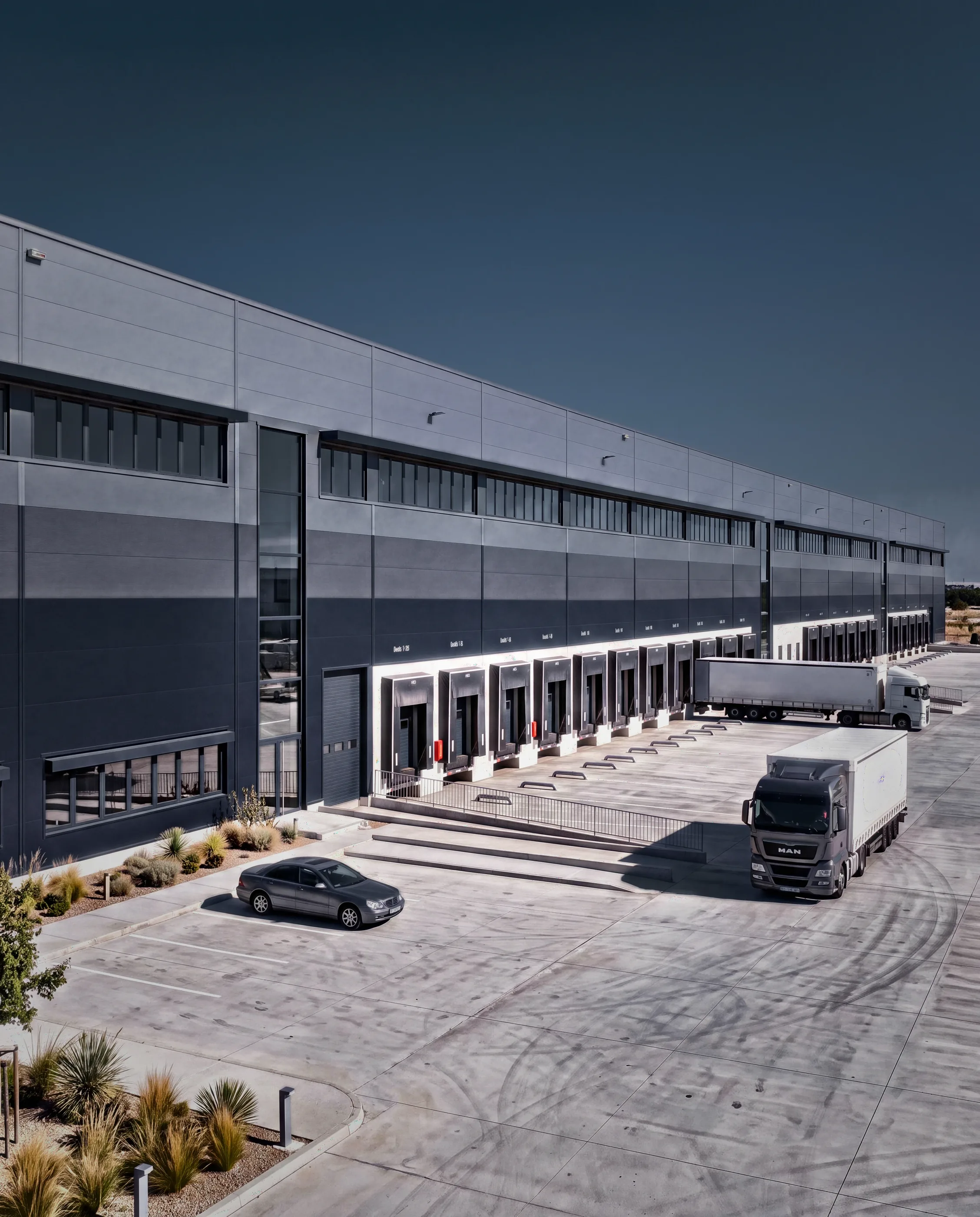 Northgate Logistics Terminal, design drawing of an Atrium project