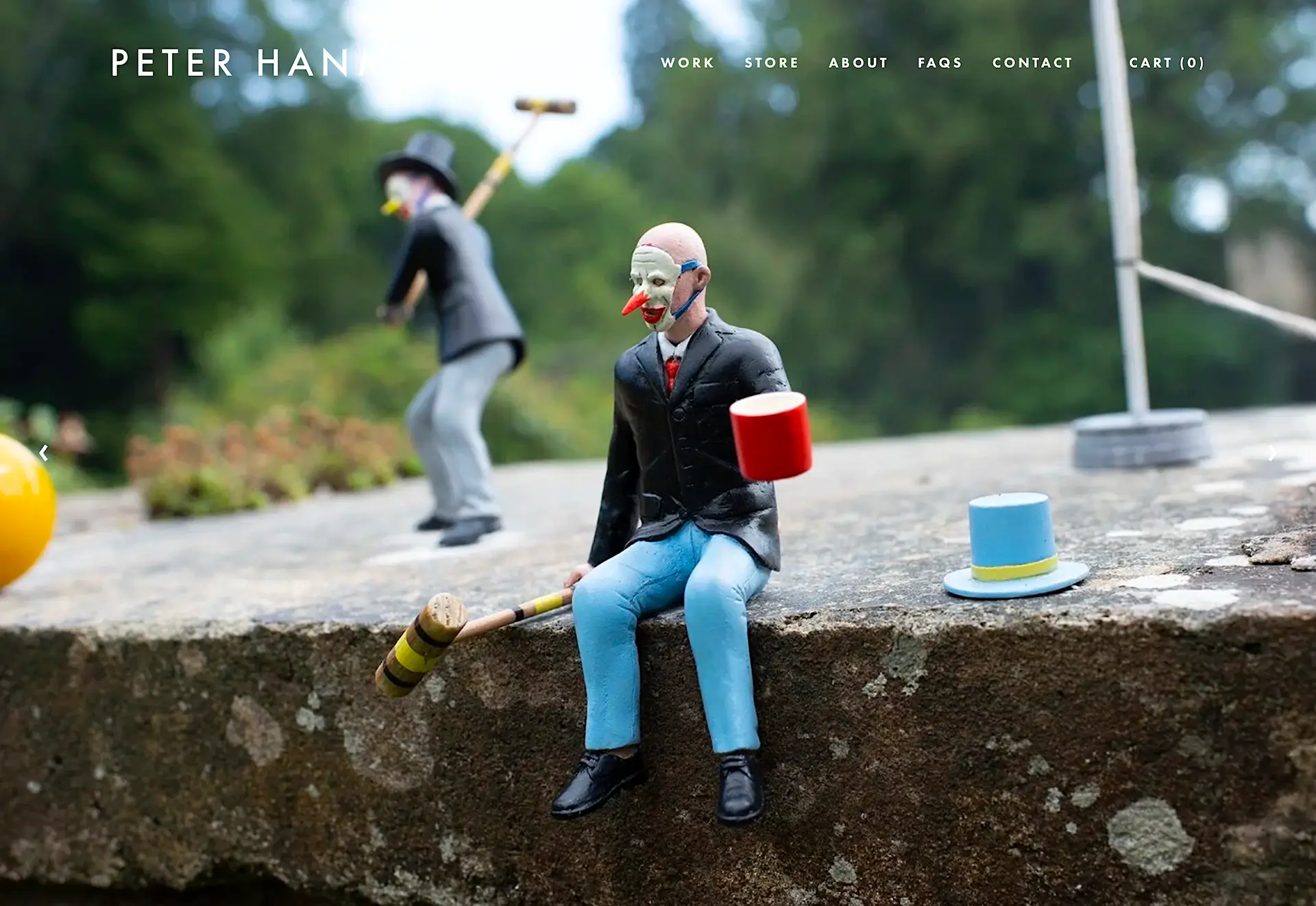 Artist Squarespace Portfolio Design