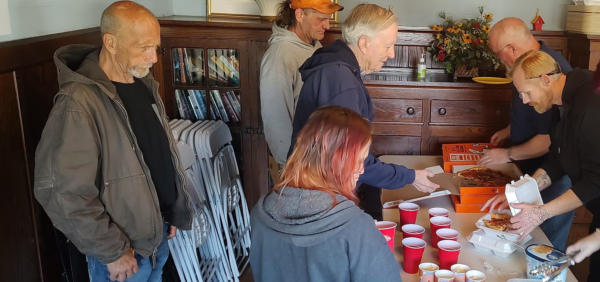 serving at bethel house food homeless