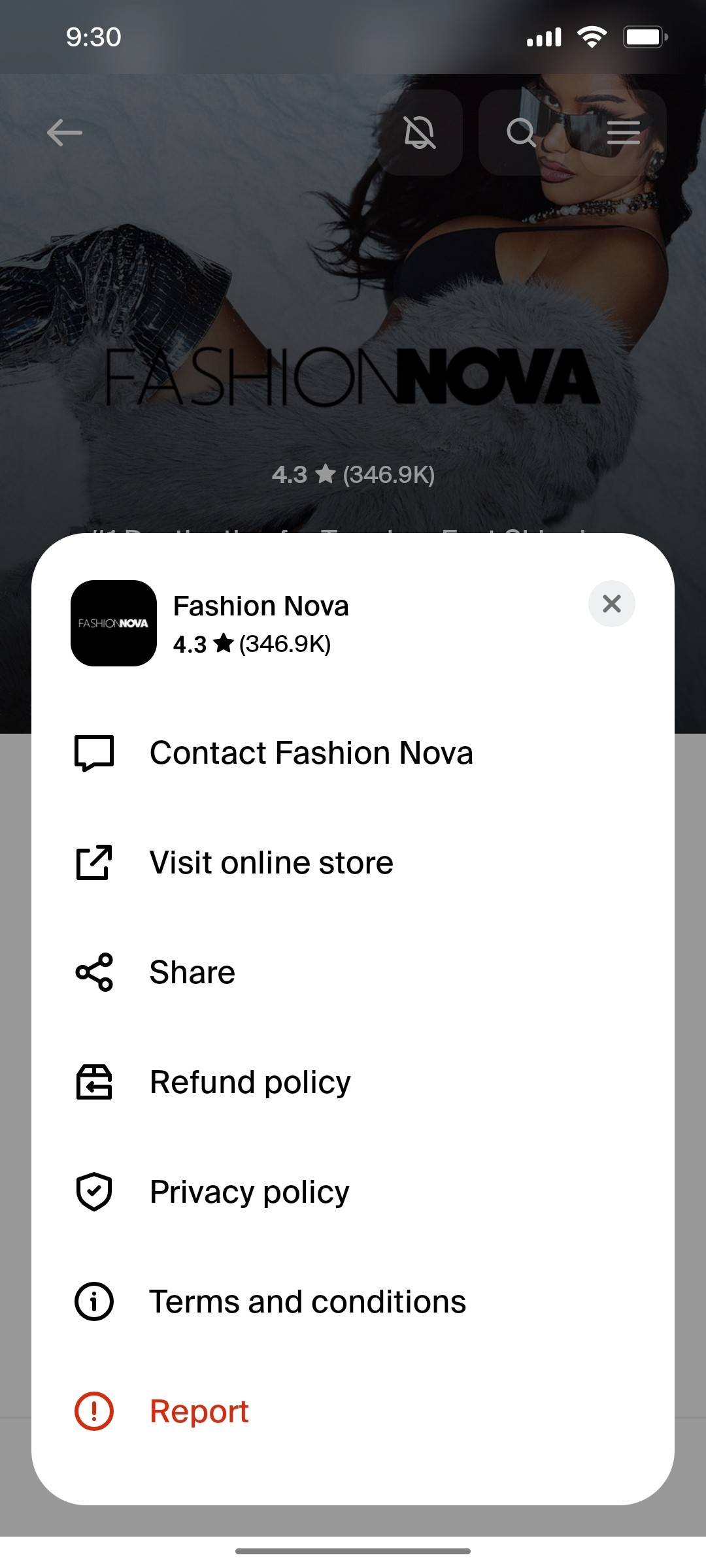 Shop  All Share Screen