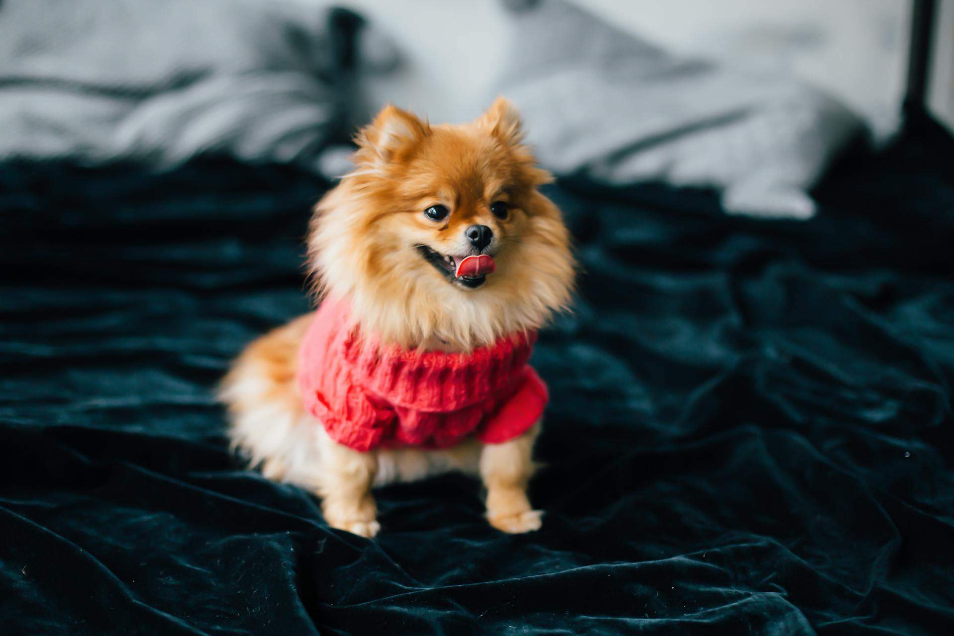 An adorable Pomeranian is given the name Baby because of her small size and cuteness