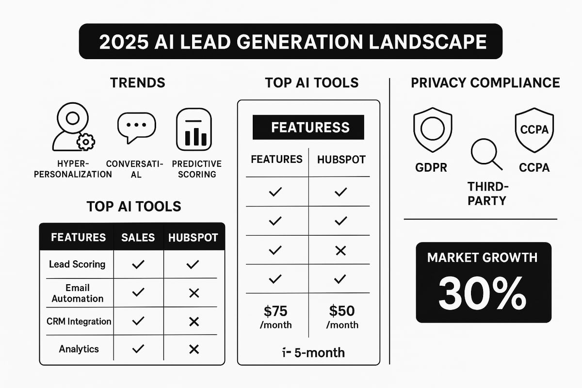 The 2025 AI Lead Generation Landscape: Trends, Tools, and Data
