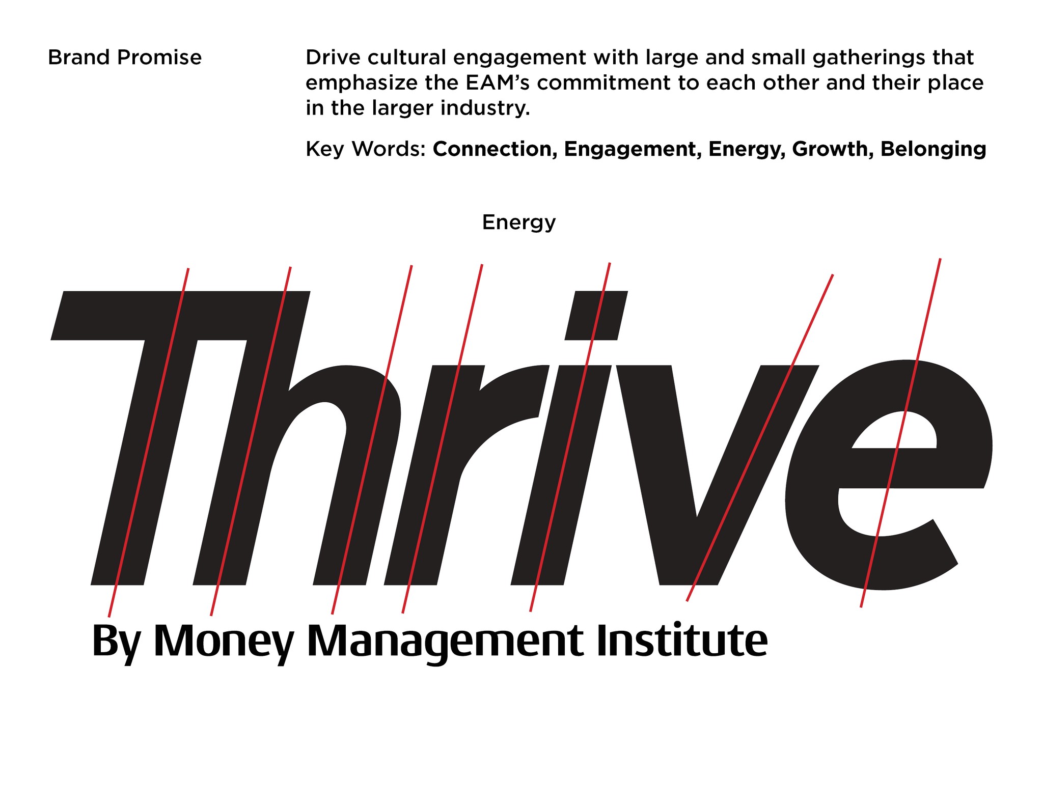 Thrive brand promise: energy