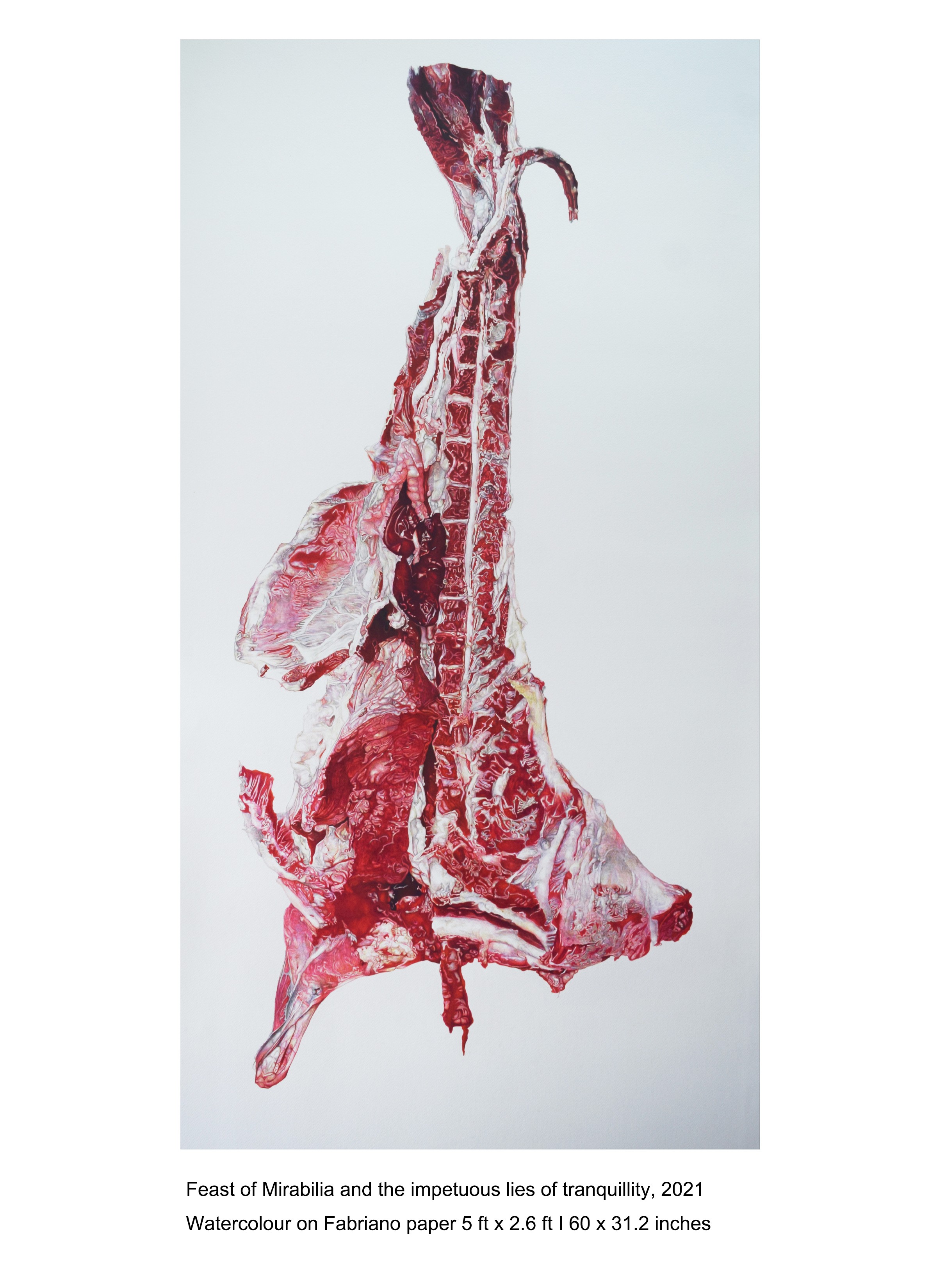 herd of sheep on road painting