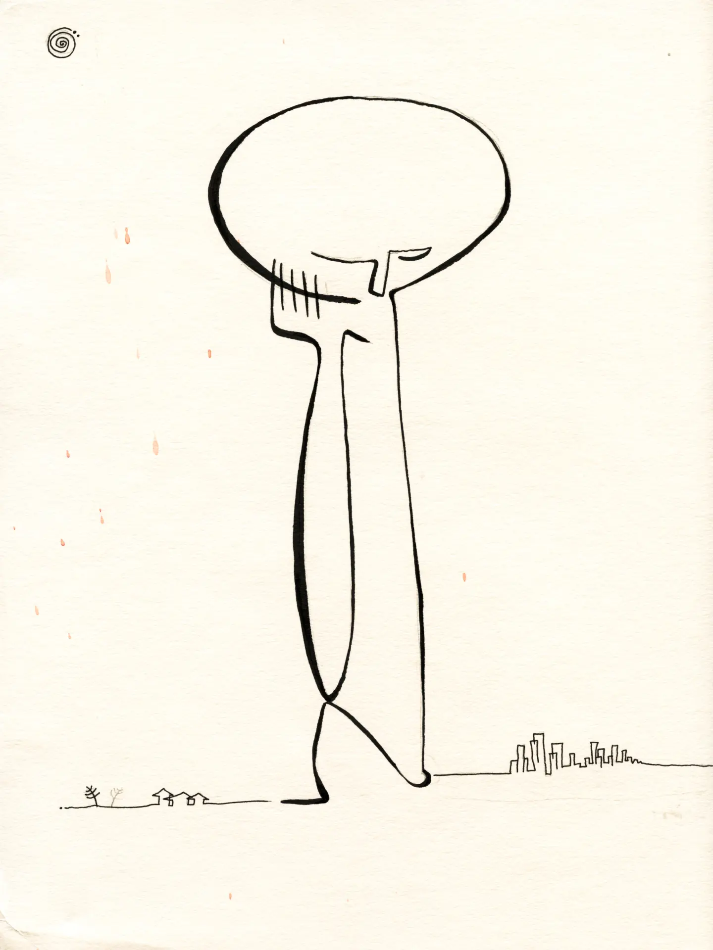 Original illustrations for Daily Times article