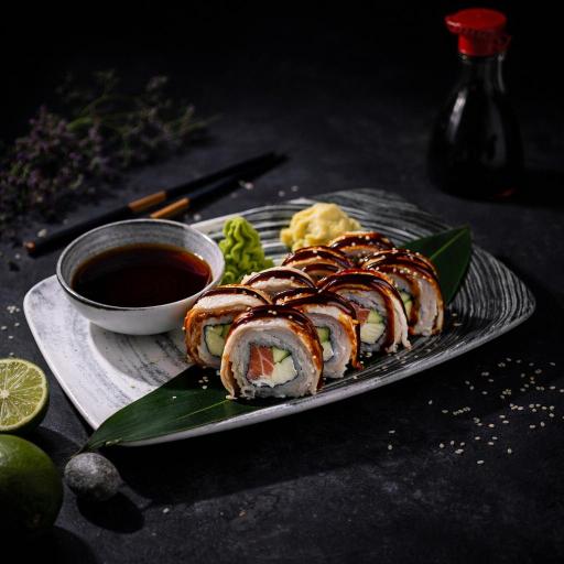 orange flower with black background