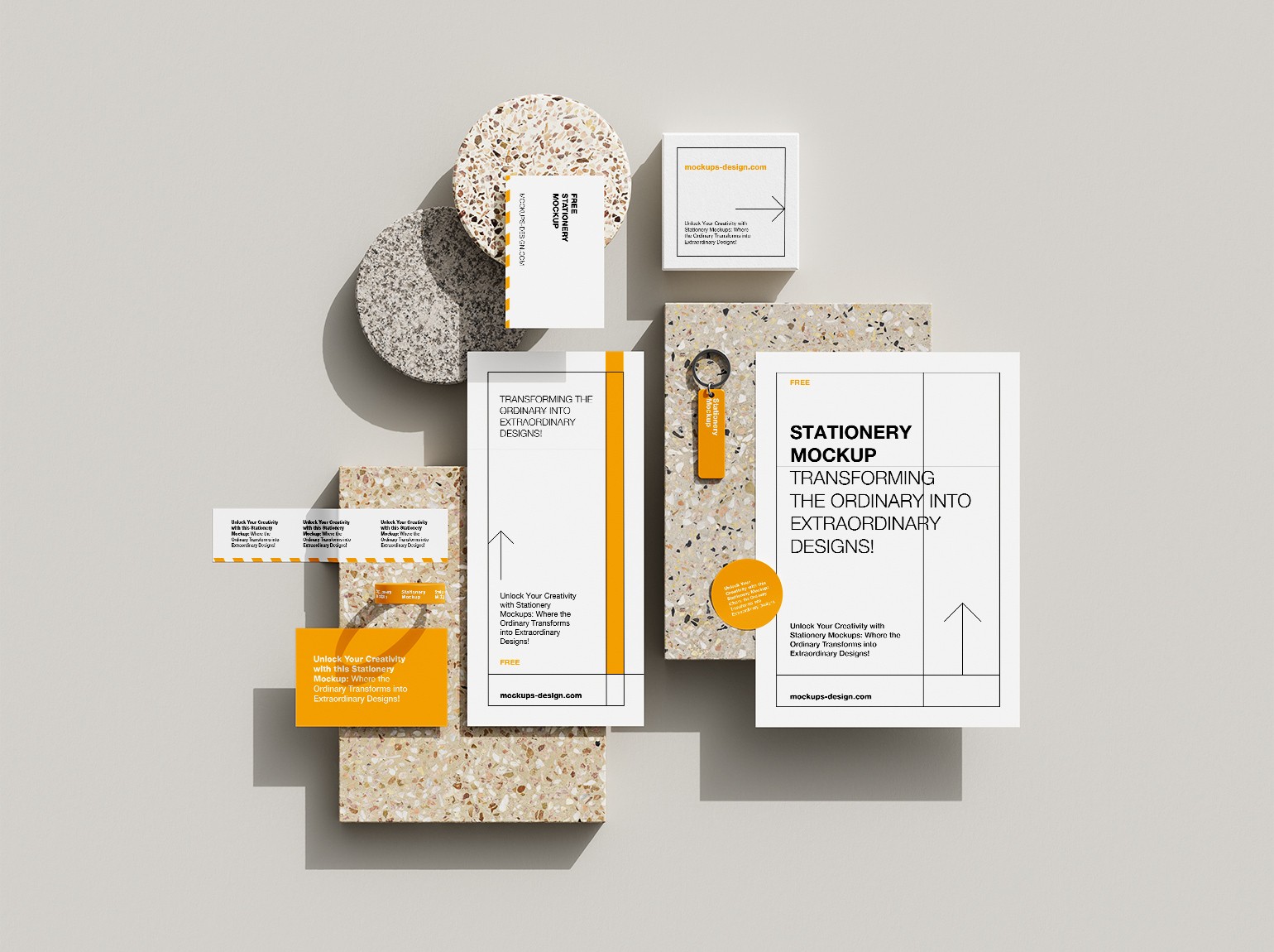 Snowlake coffee stationery design