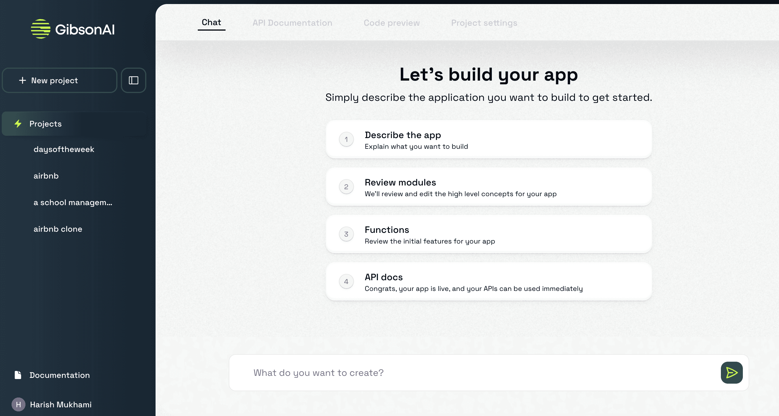 Build new apps