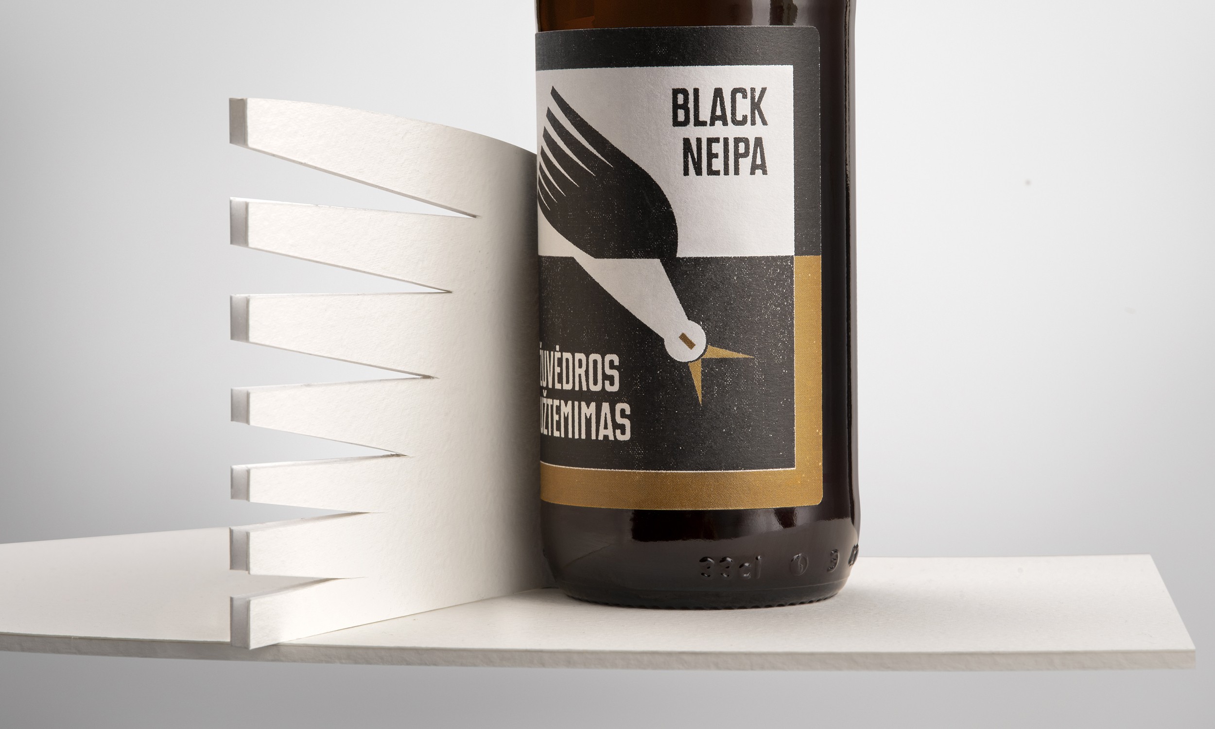 old craft beer identity for Raudonų Plytų IPA Day