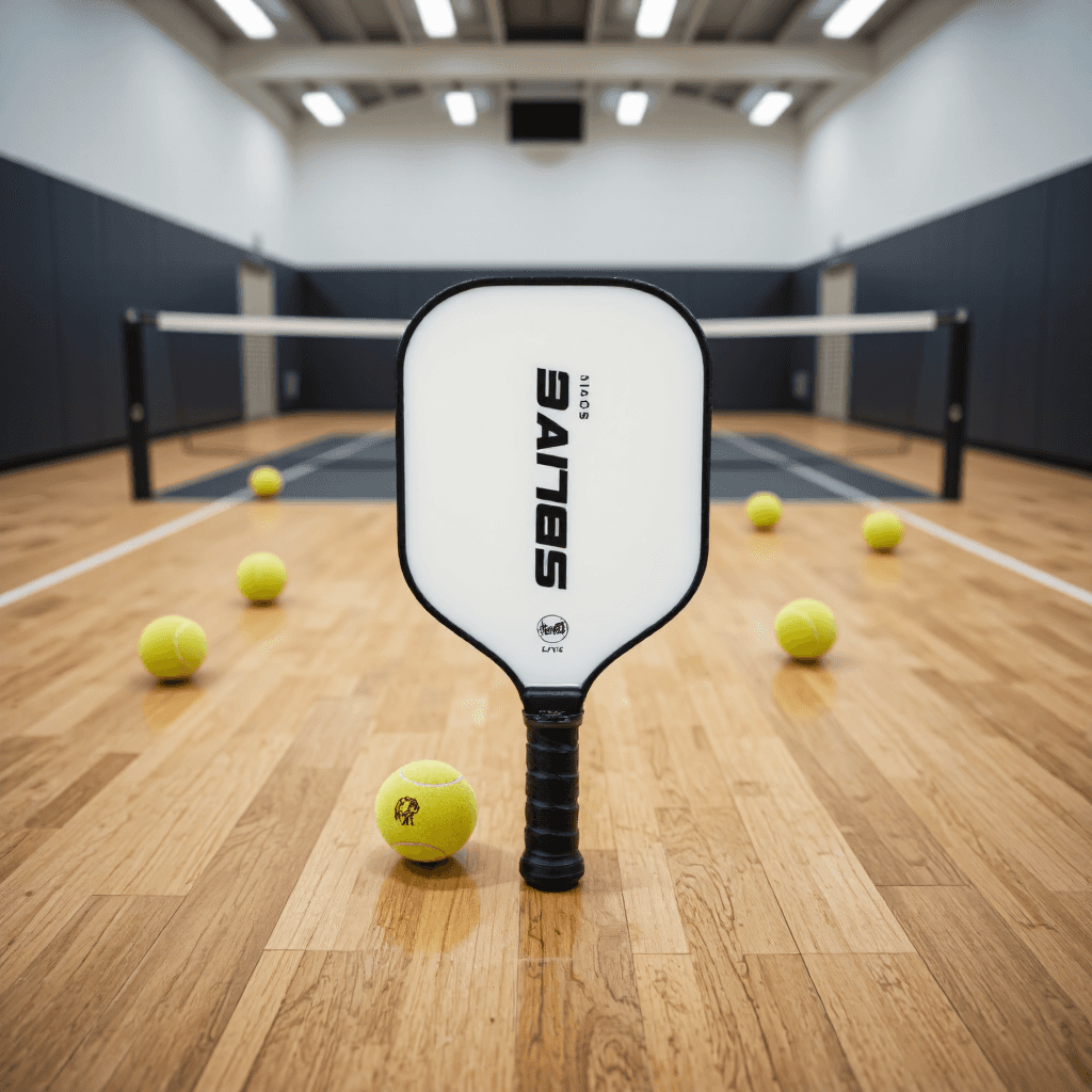 product photography of pickleball paddle