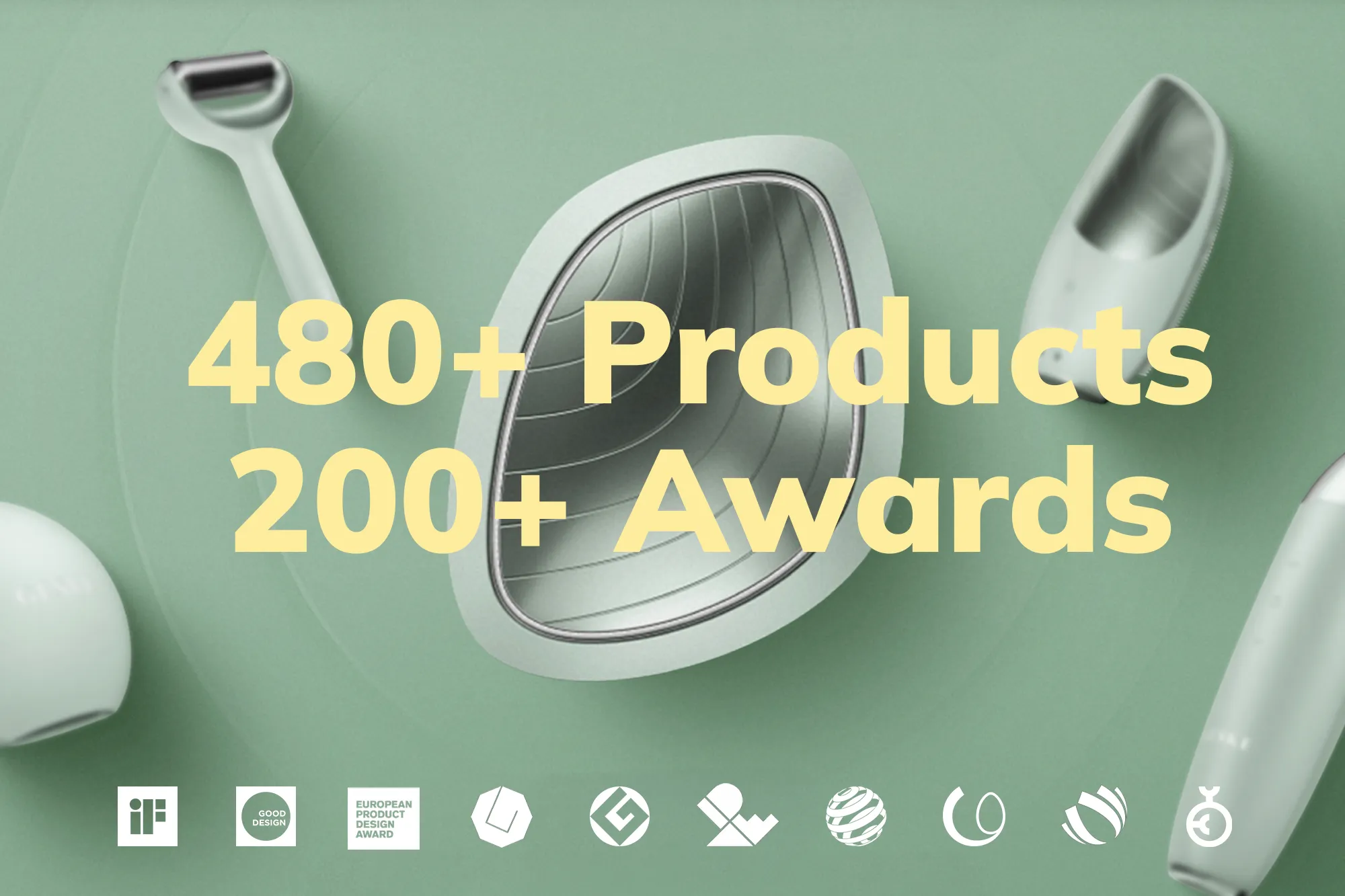 Streetside billboard with flyposters of the Batch.Works brand and illustrations