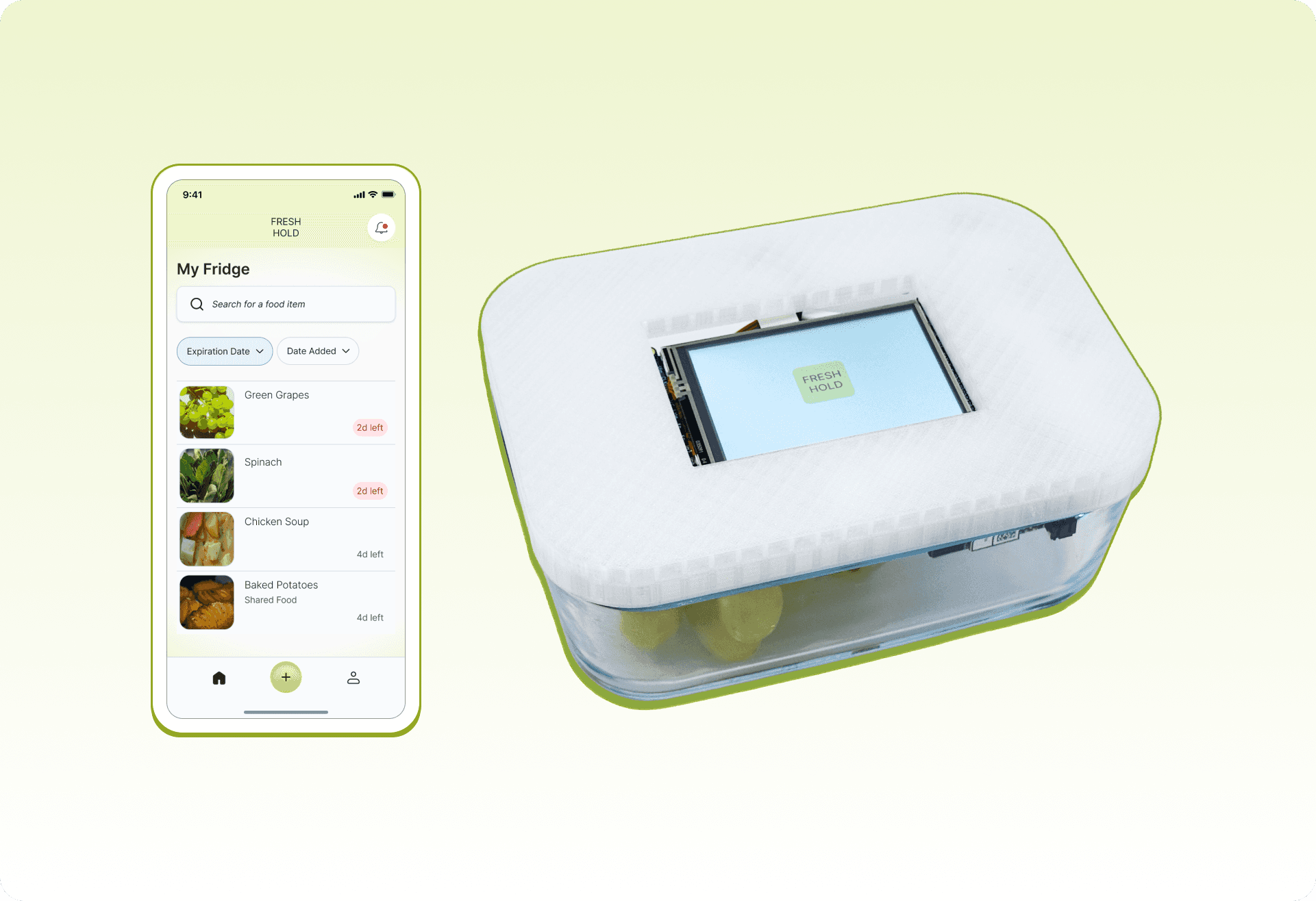 A compact device with a touchscreen display and a menu on the side showing various options or settings.