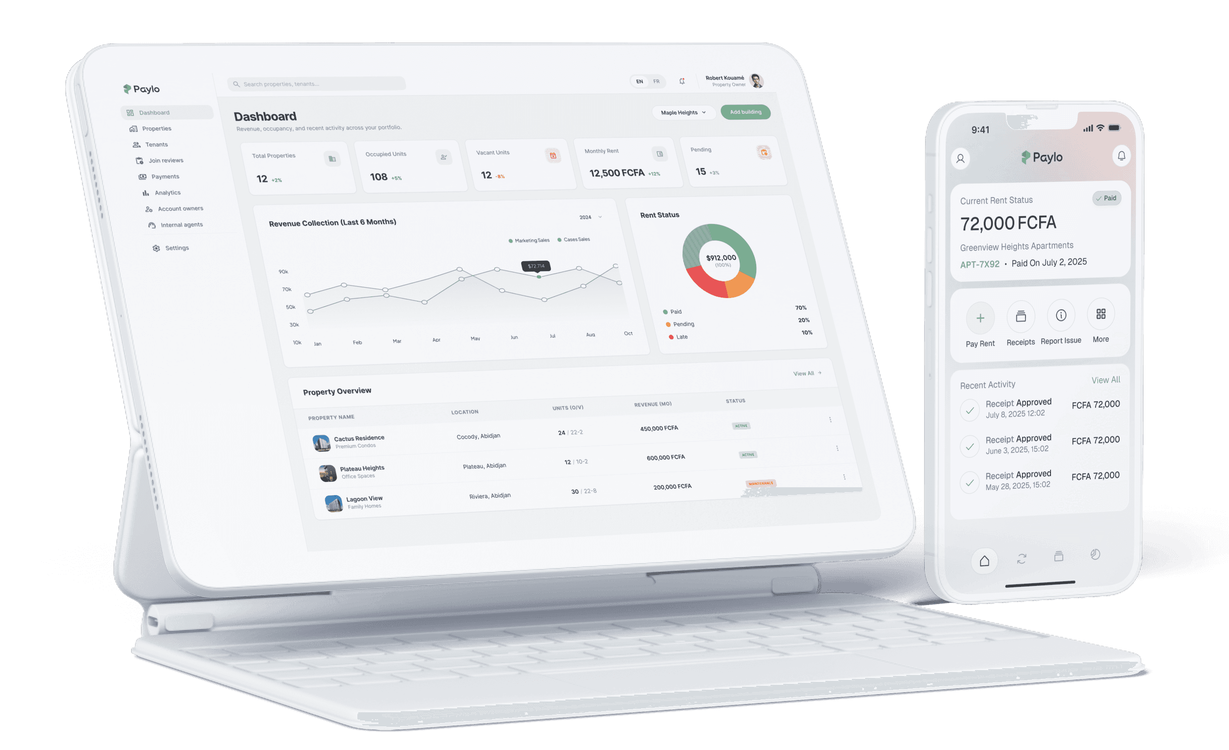 Téléphone portable dans la main