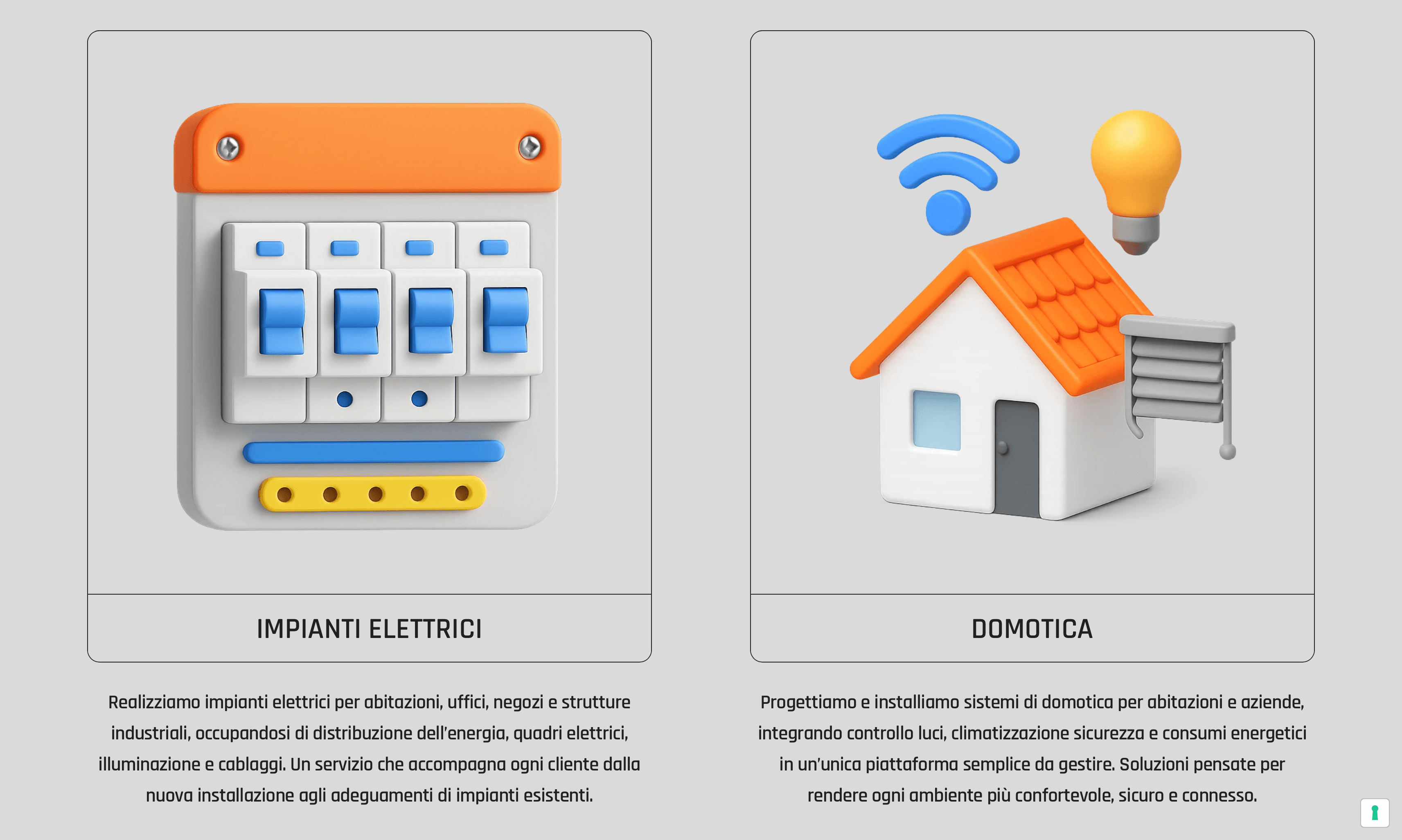 Tekno-Marca - Visual composition of services icons