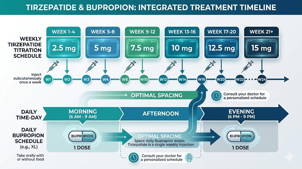 wellbutrin and tirzepatide