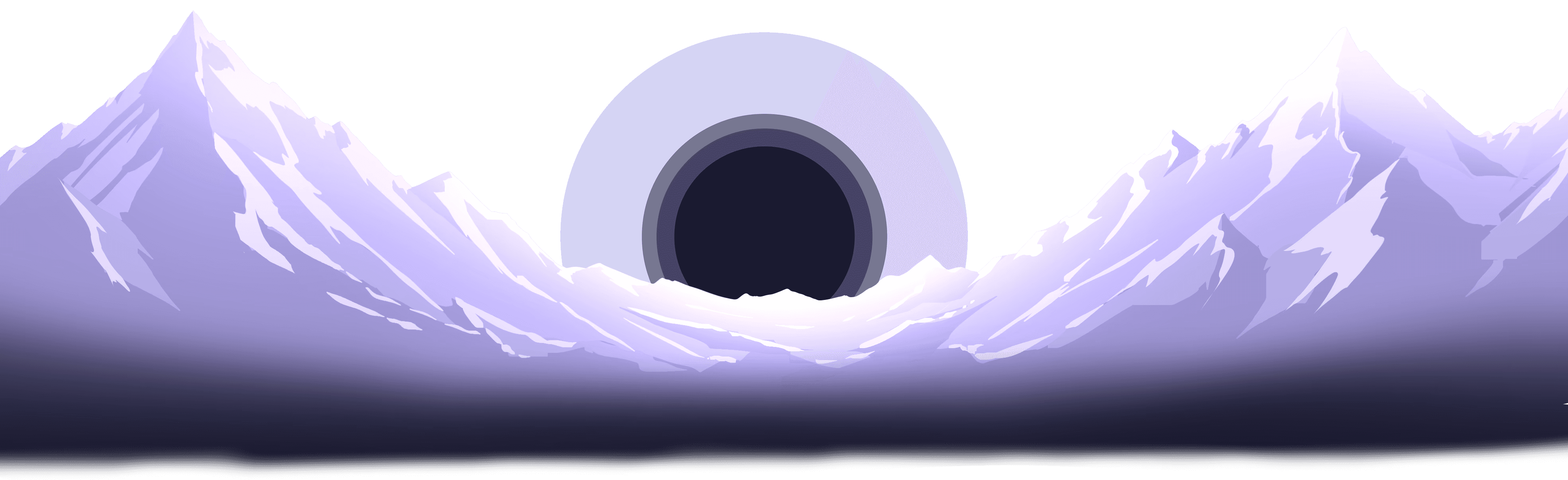 Aceit logo peeking over a futuristic mountain