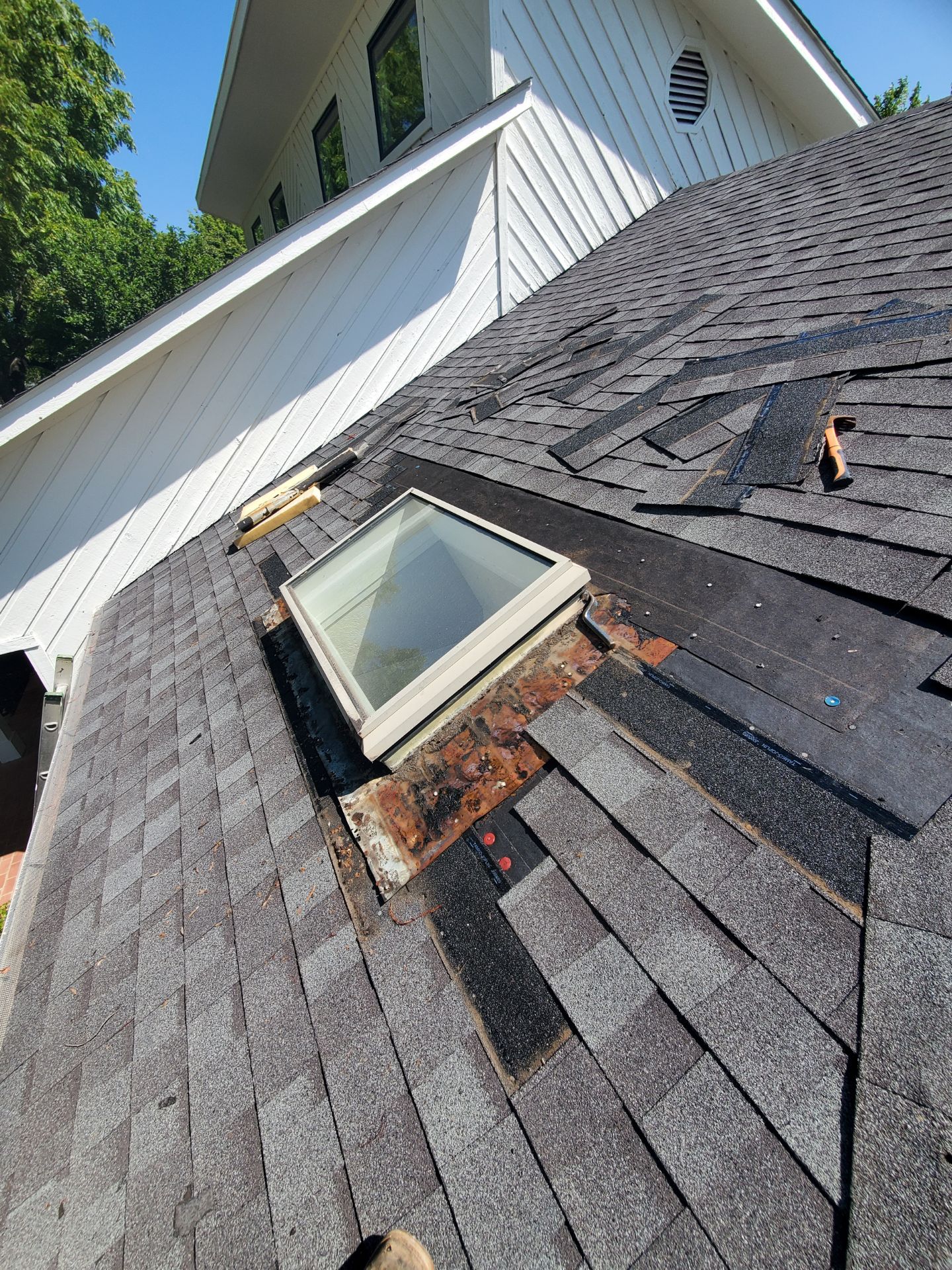 Residential Roofing - Skylight Repair 