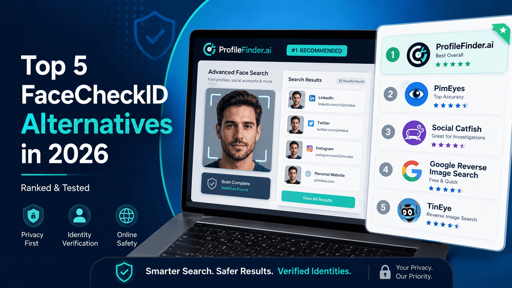 Top 5 facecheckID alternatives in 2026