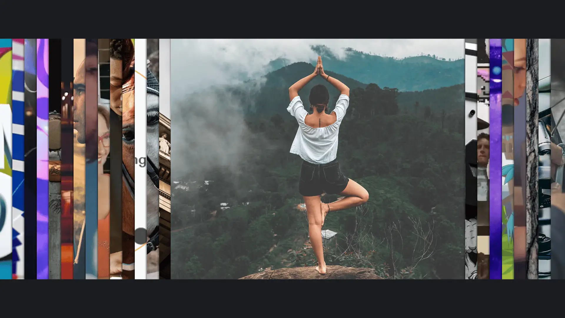 Bannière du projet site internet pour en équilibre yoga