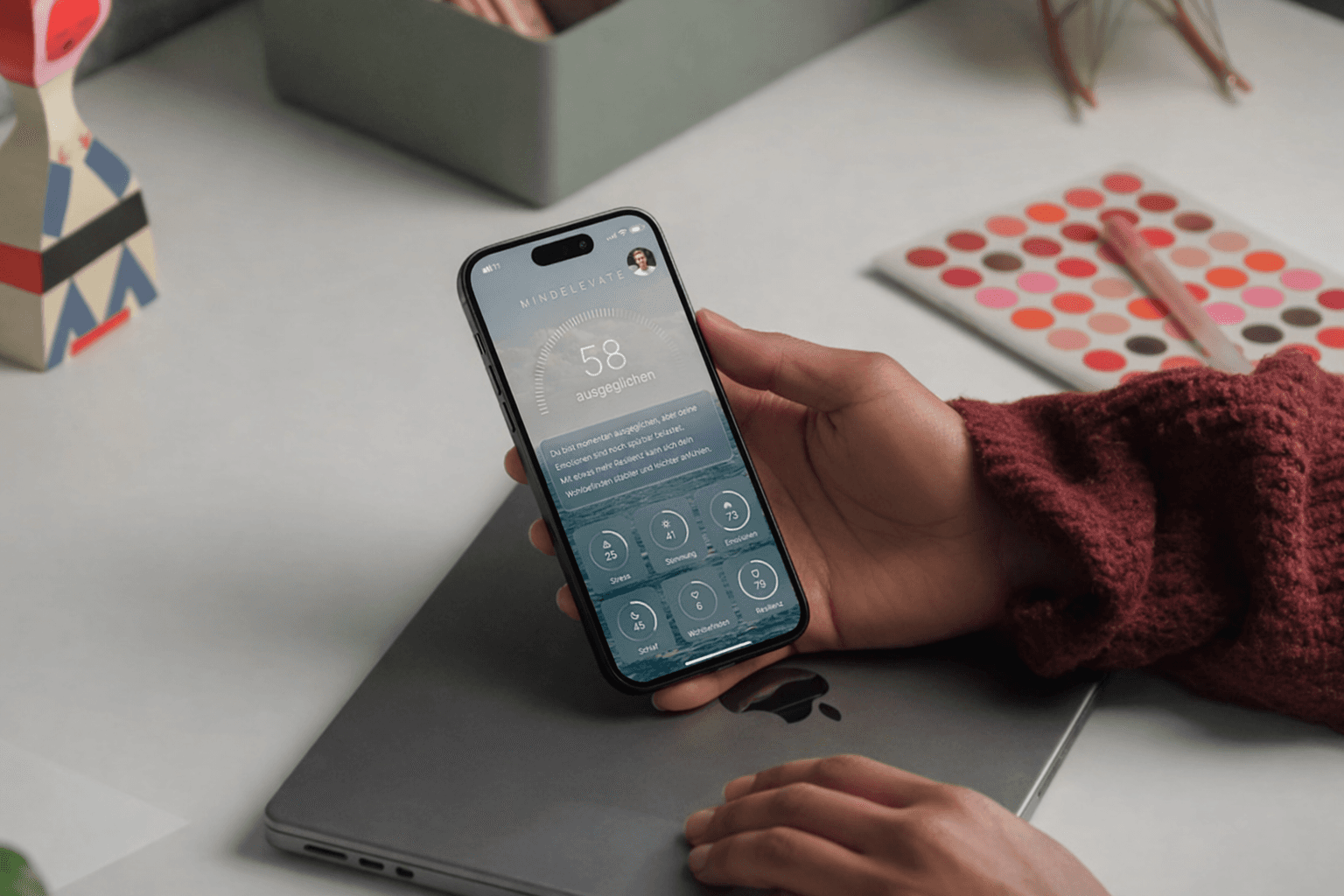 A mockup of Freelio's mobile app