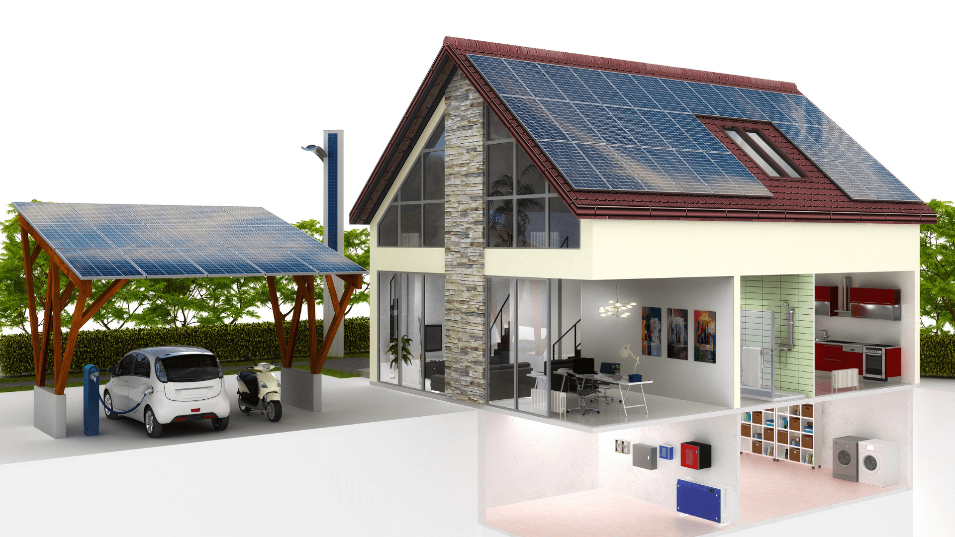 Eine Photovoltaik Komplettanlage. Was alles dazu gehört erfahren Sie hier im Beitrag.