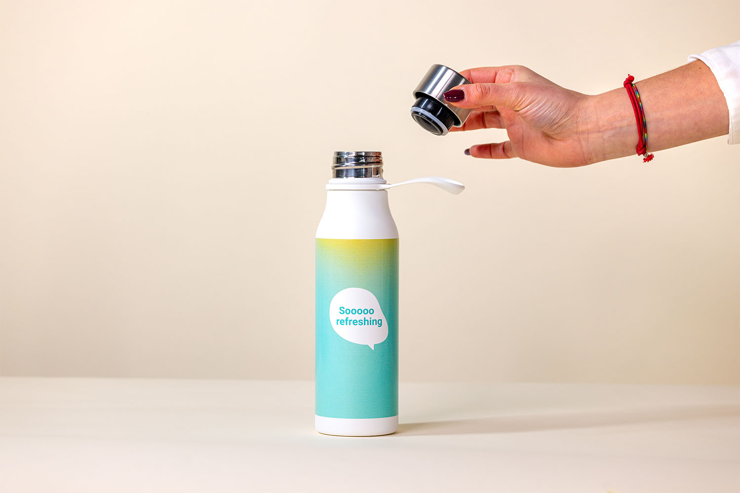 custom branded bottle