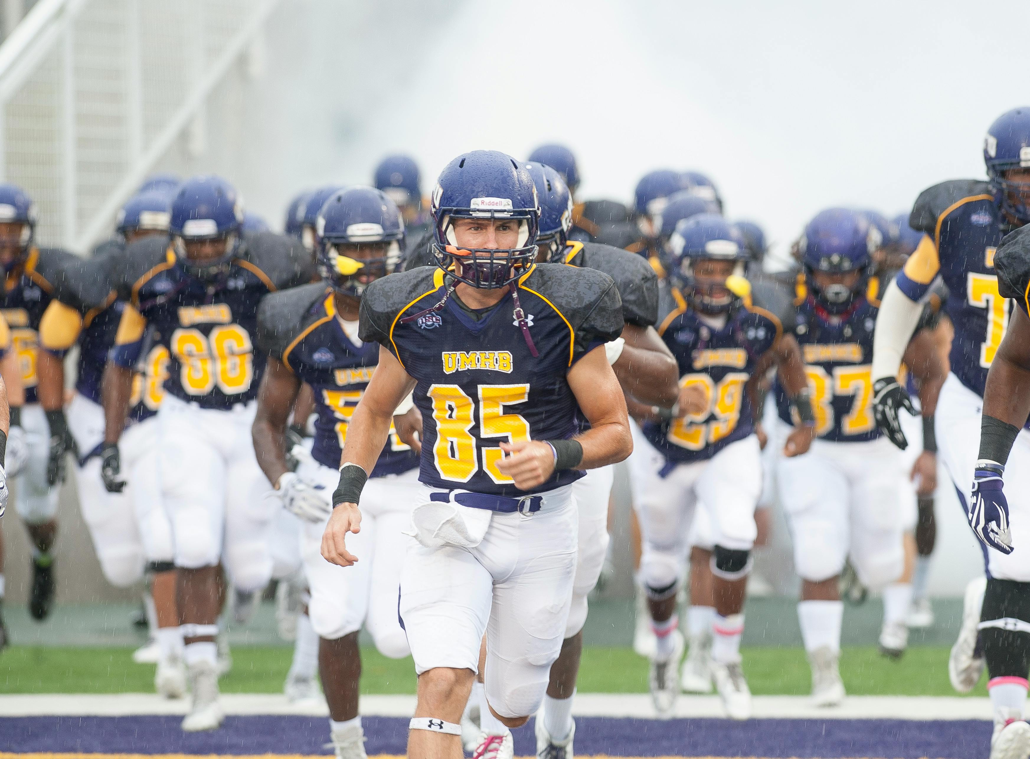 Football Players in Football Field
