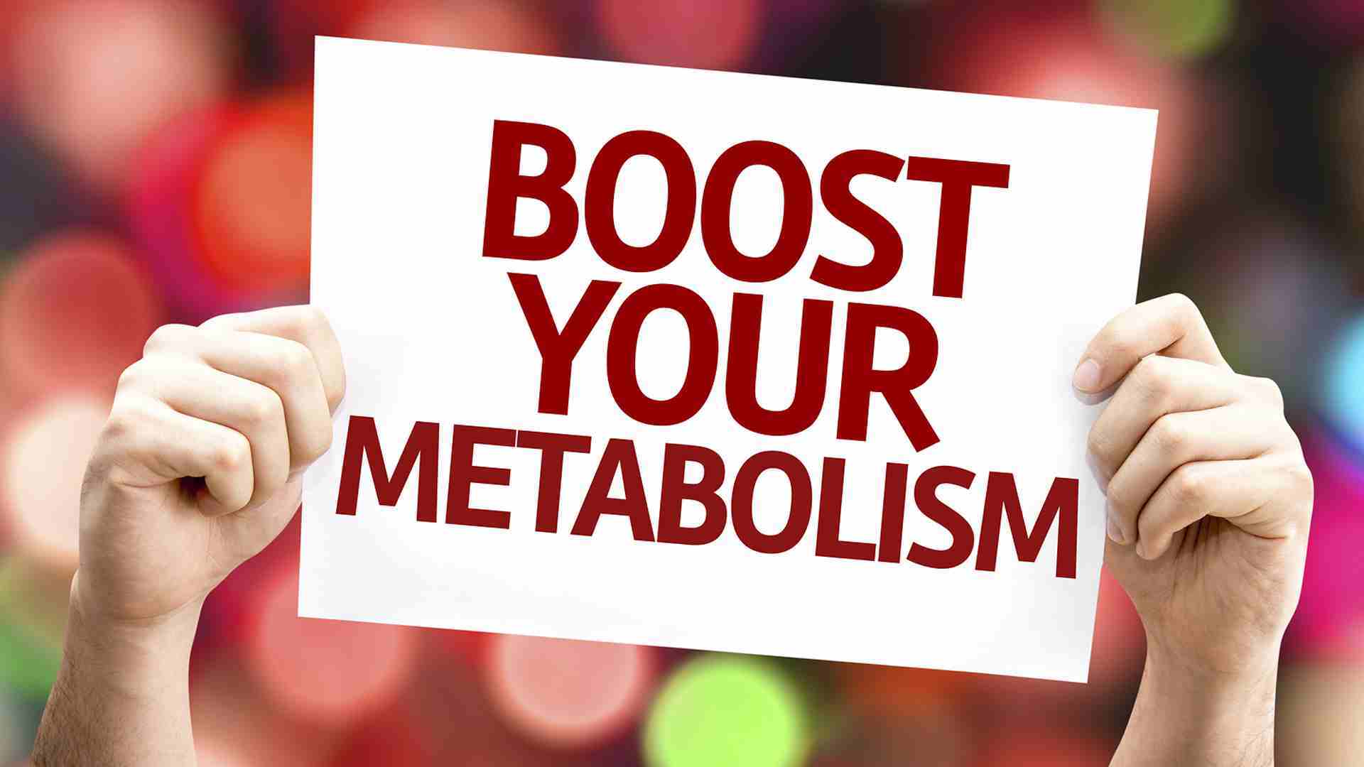 boost your metabolism poster